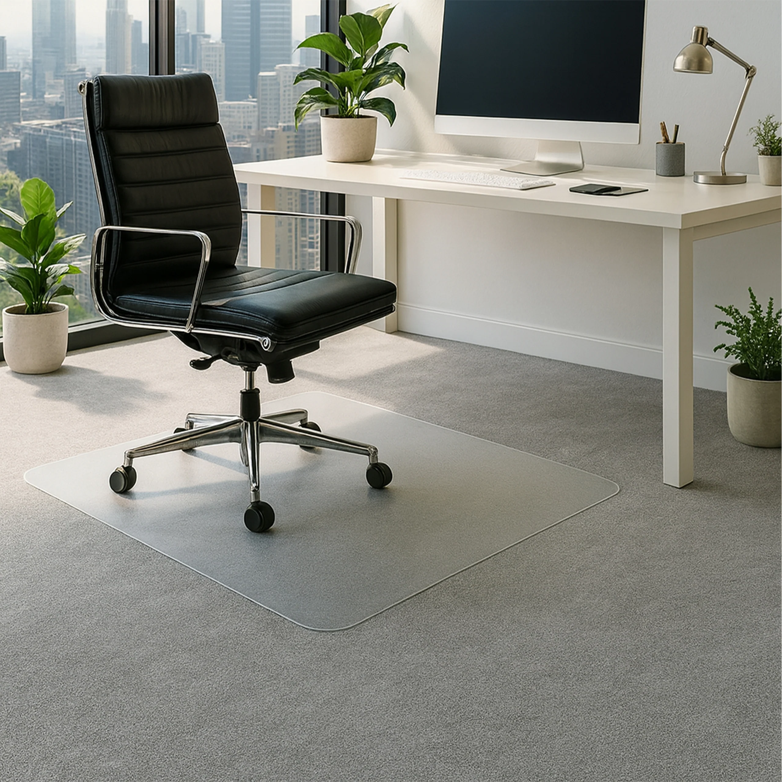Bodenschutzmatte ULTIMAT II 120 x 90 cm für Teppichböden - Image 13