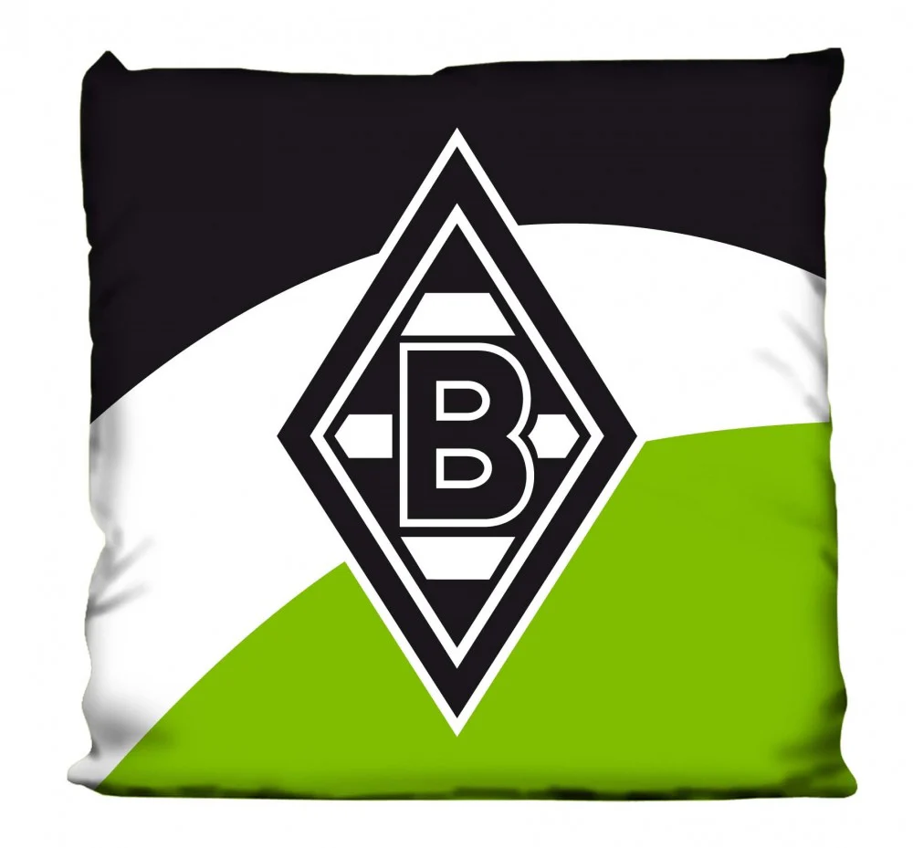Borussia M'Gladbach Kissen Schrägstreifen 40x40cm
