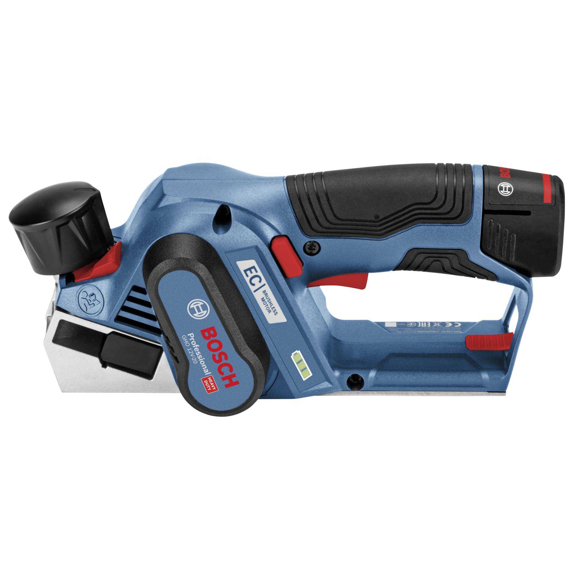 Bosch GHO 12V-20 Professional - Elektrohobel - schnurlos - 2 Akkus - 12 V - Image 3
