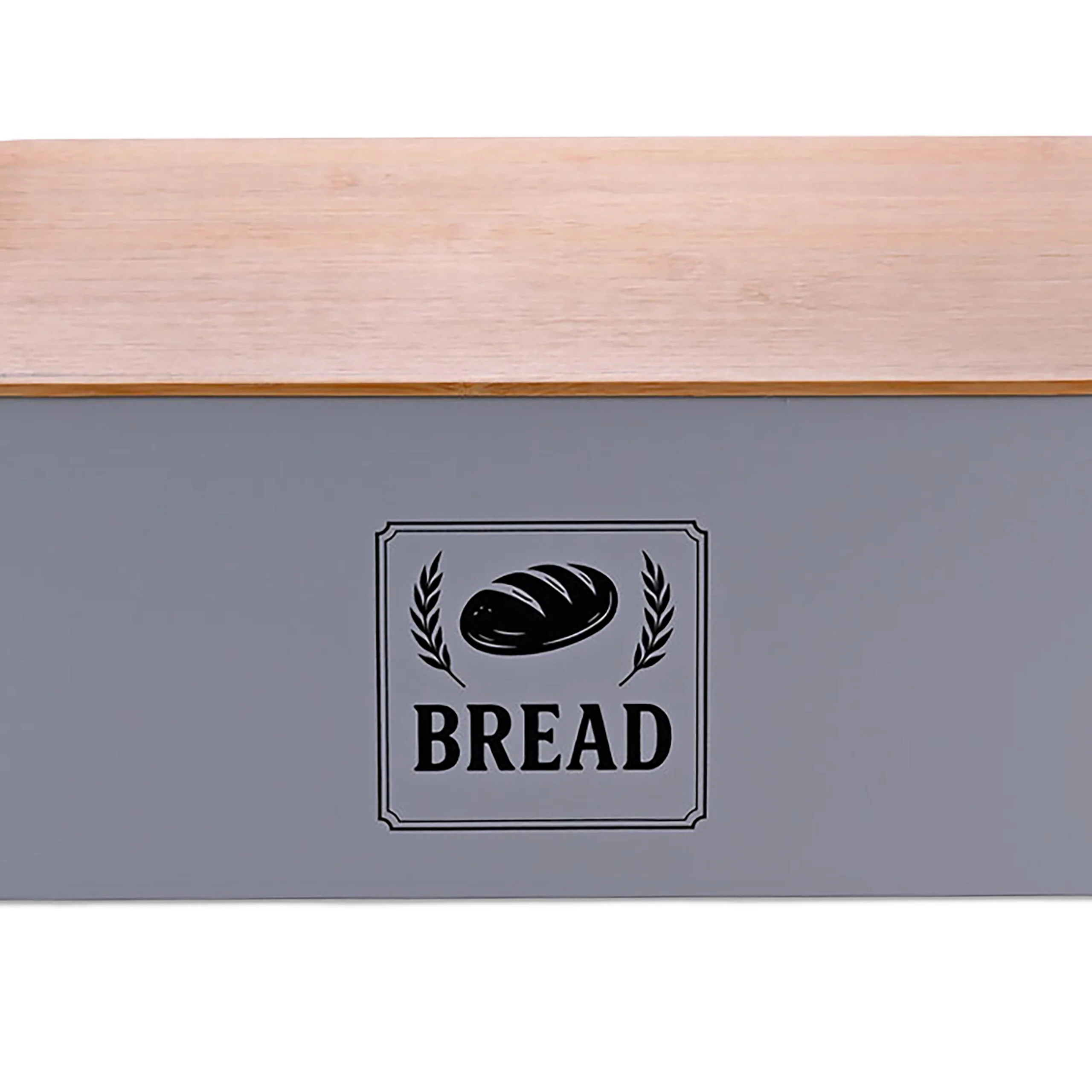 Brotkasten mit Bambusdeckel Retro-Design - Image 19