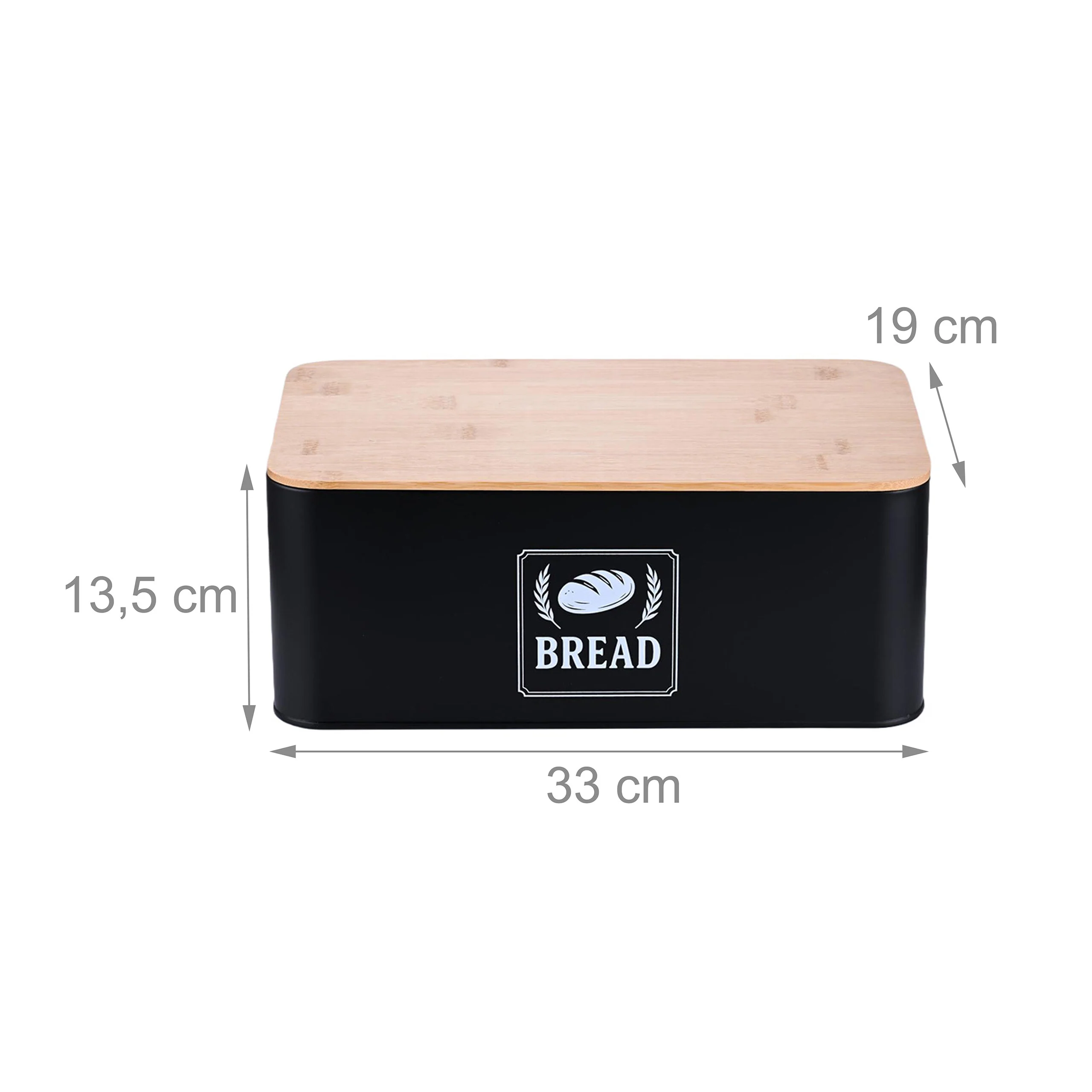 Brotkasten mit Bambusdeckel Retro-Design - Image 23