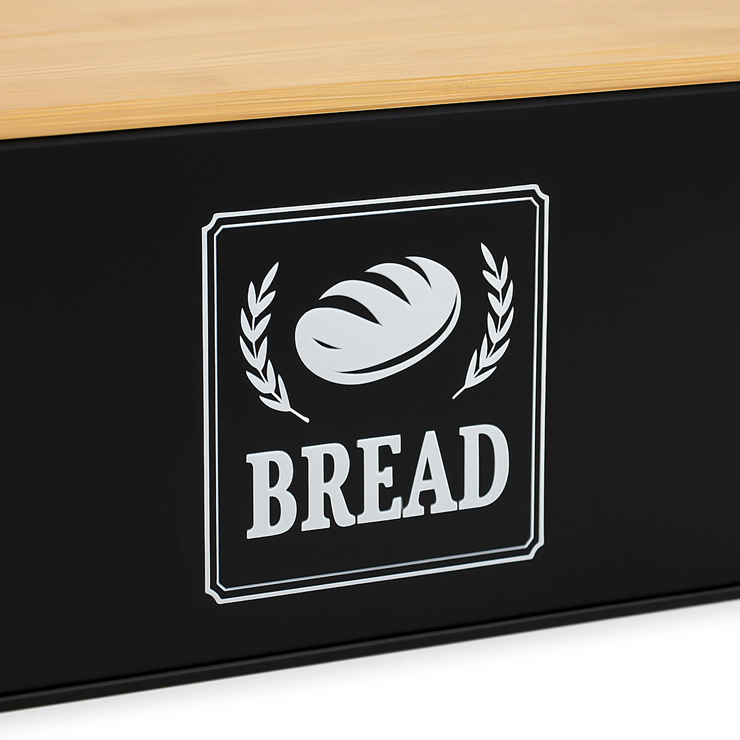 Brotkasten mit Bambusdeckel Retro-Design - Image 24
