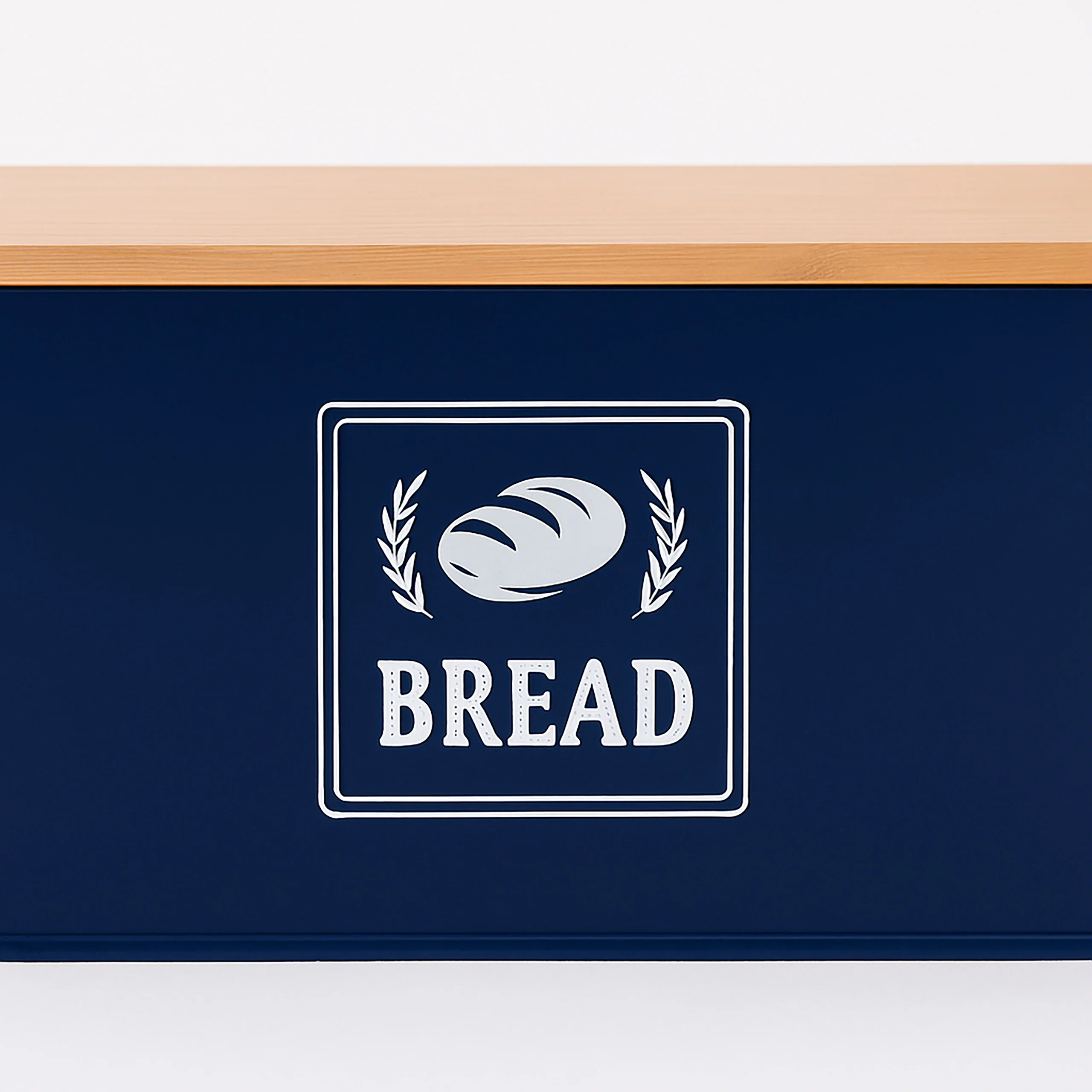 Brotkasten mit Bambusdeckel Retro-Design - Image 9