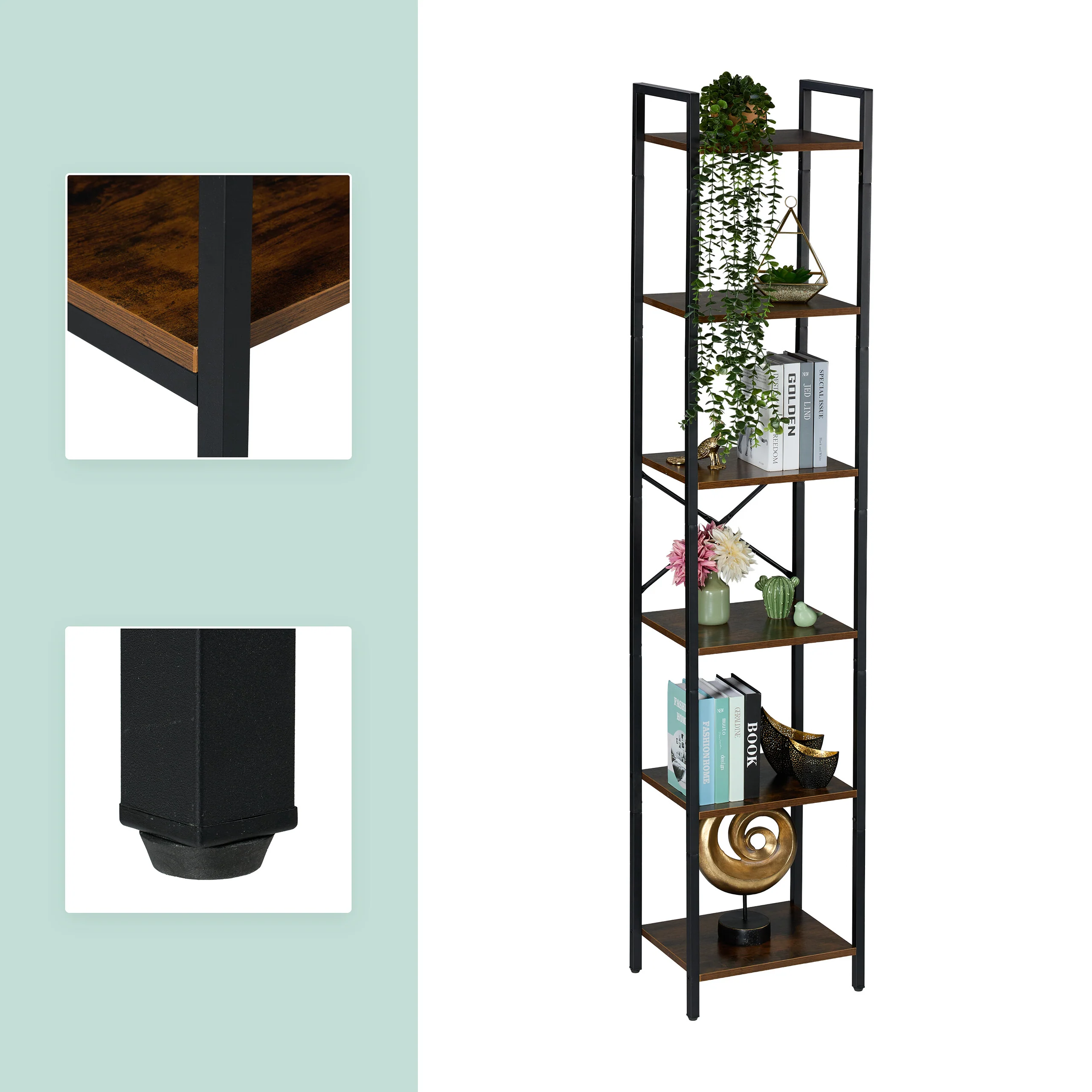 Bücherregal Industrial-Style - Image 13