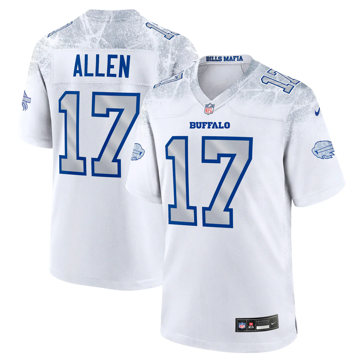 Buffalo Bills Nike NFL Game Rivalry Jersey Allen 17 - Image 3