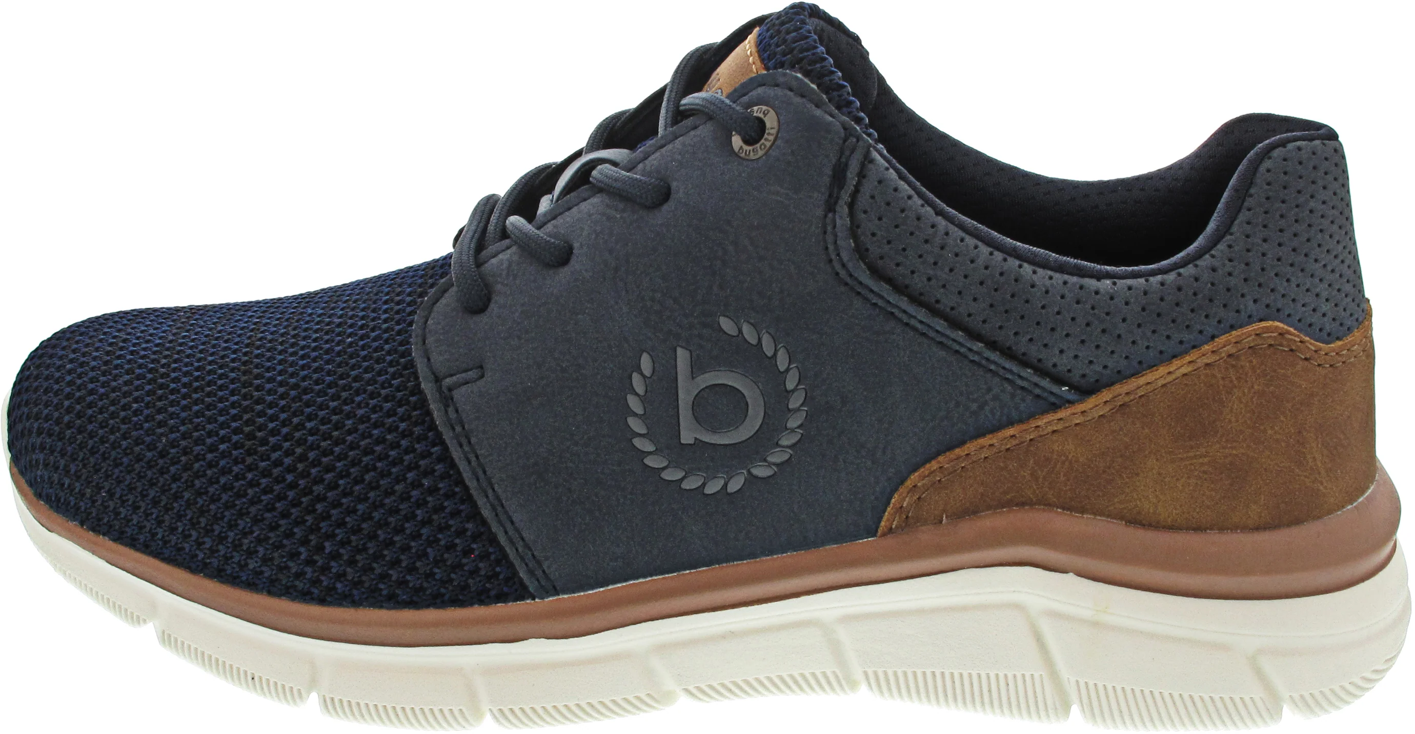 Bugatti Soa sportlicher Schnürer Blau - Image 3