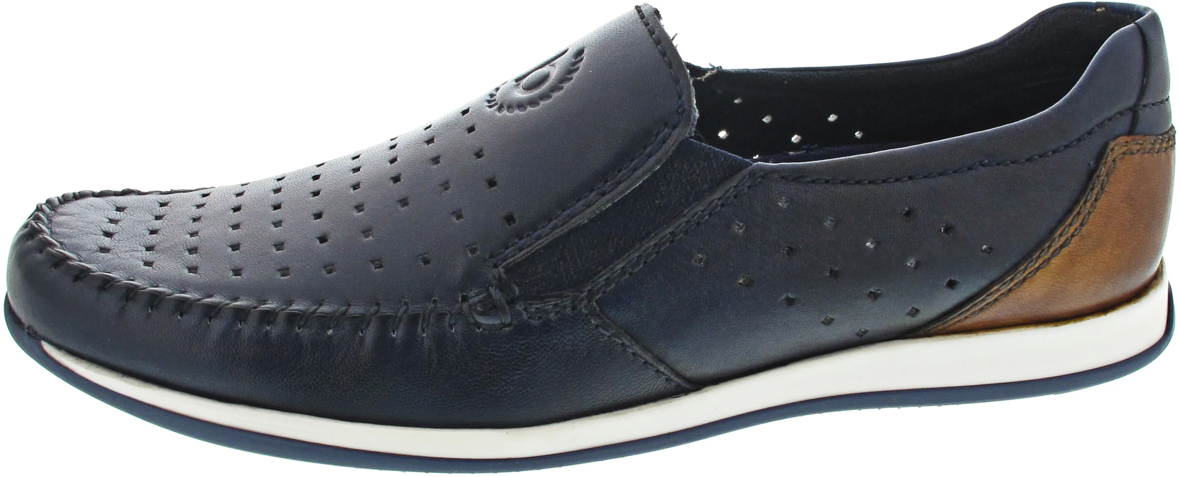 Bugatti TOMEO MOK Mokassin Blau