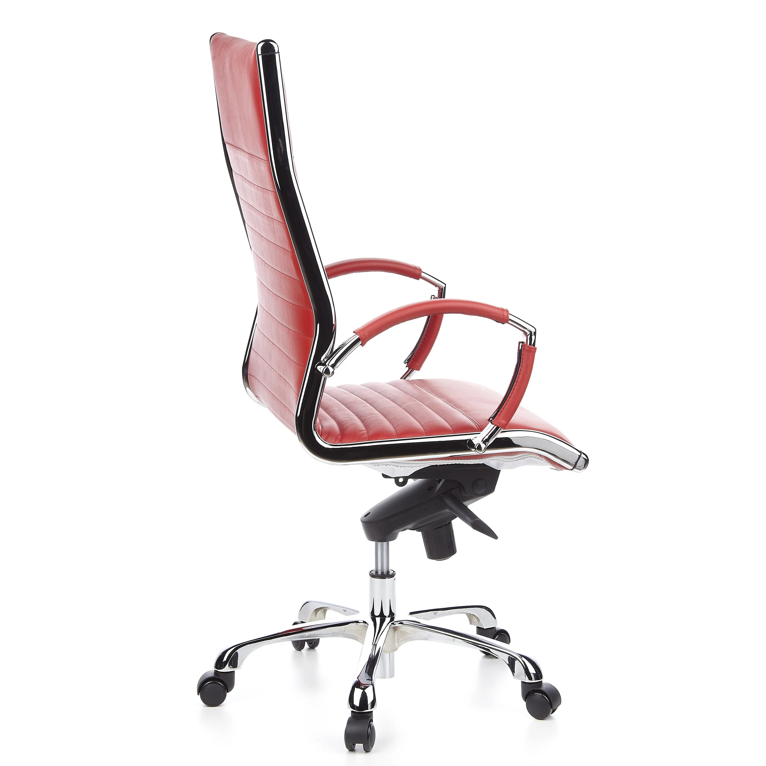 Bürostuhl / Chefsessel PARMA 20 Leder weiß Chrom hjh OFFICE - Image 60