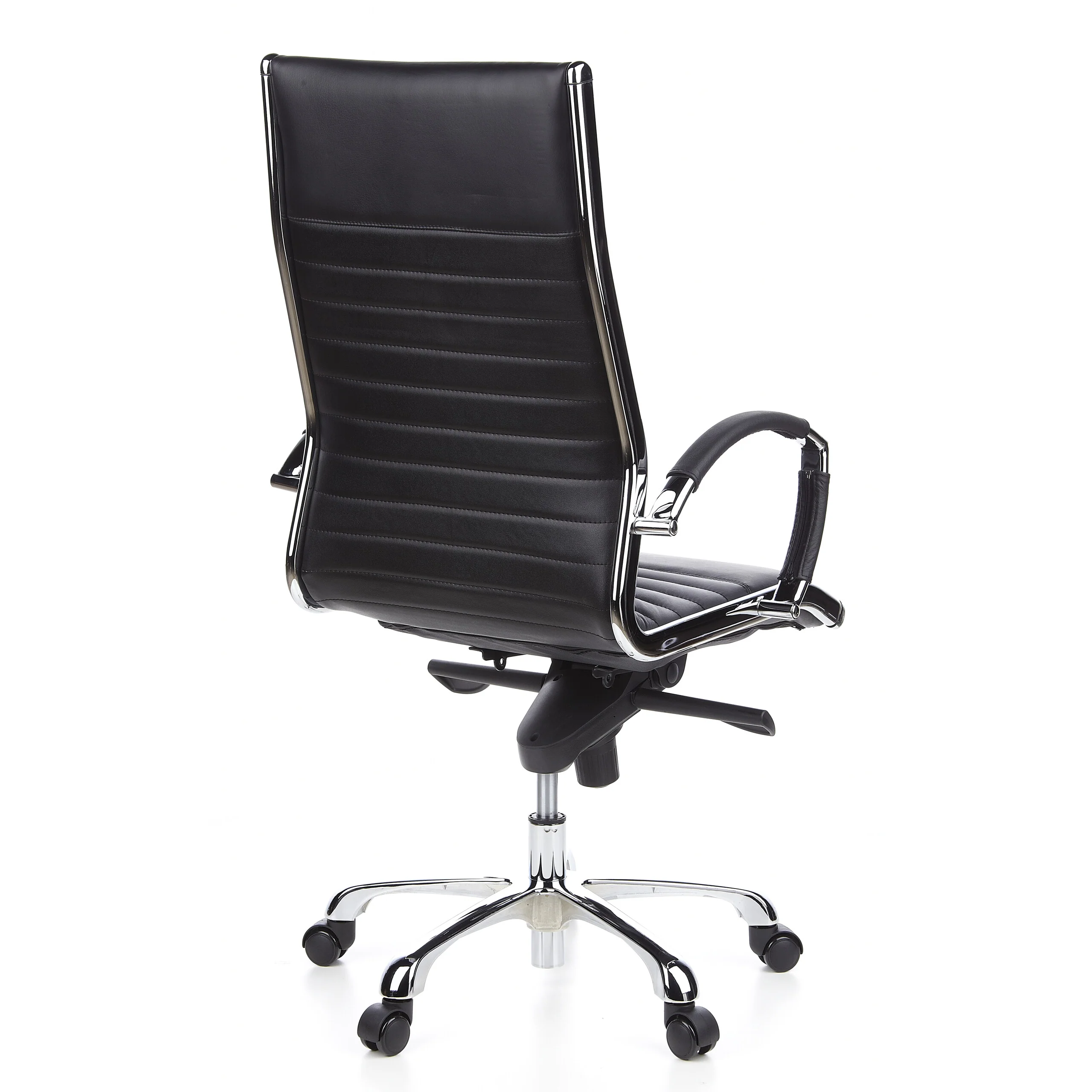 Bürostuhl / Chefsessel PARMA 20 Leder weiß Chrom hjh OFFICE - Image 64