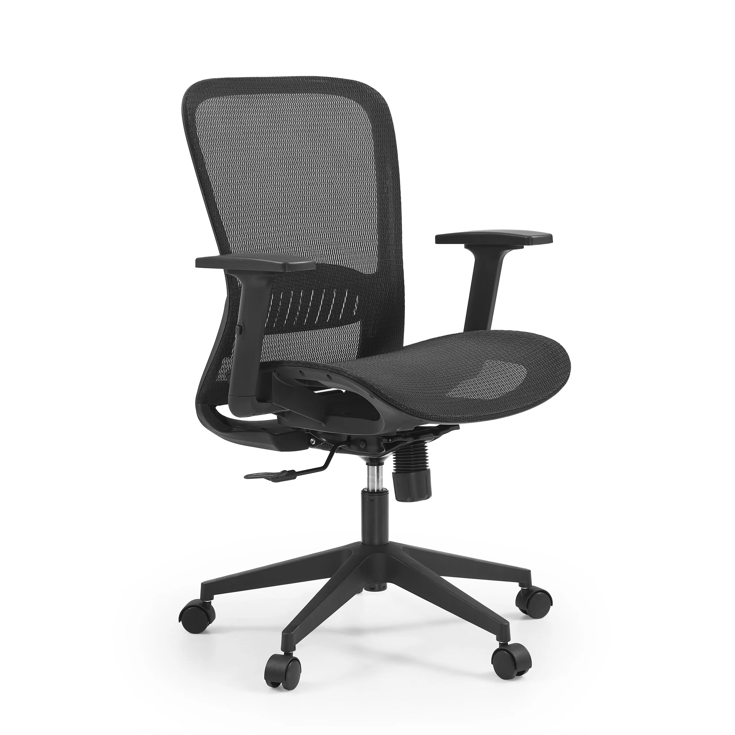 Bürostuhl / Drehstuhl Air Port 2 Netzstoff schwarz mybuero - Image 2