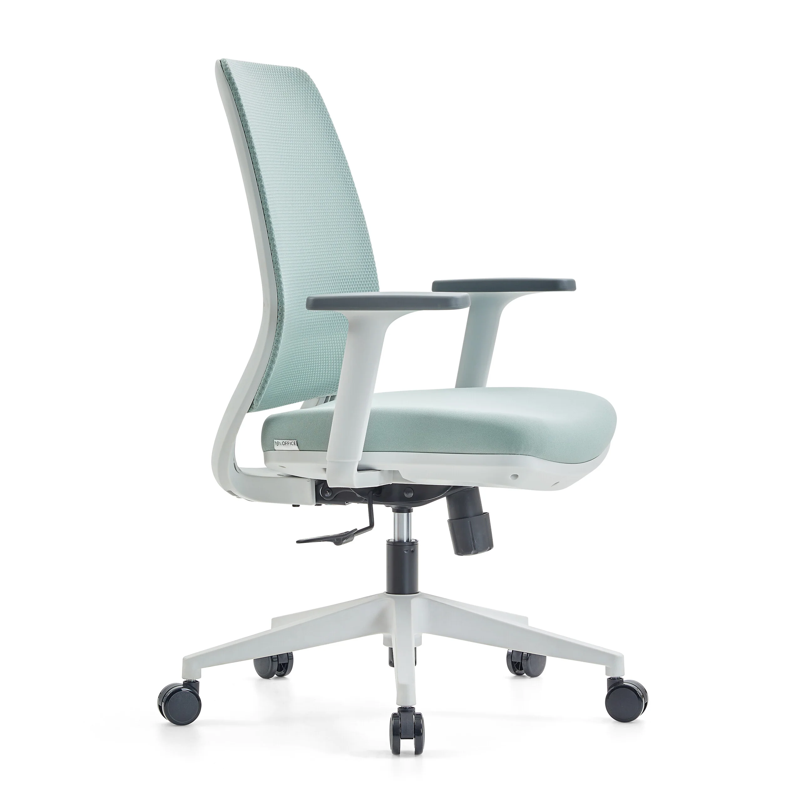 Bürostuhl / Drehstuhl PROFONDO ECO W Netzstoff / Stoff 3D Poly mint hjh OFFICE - Image 4