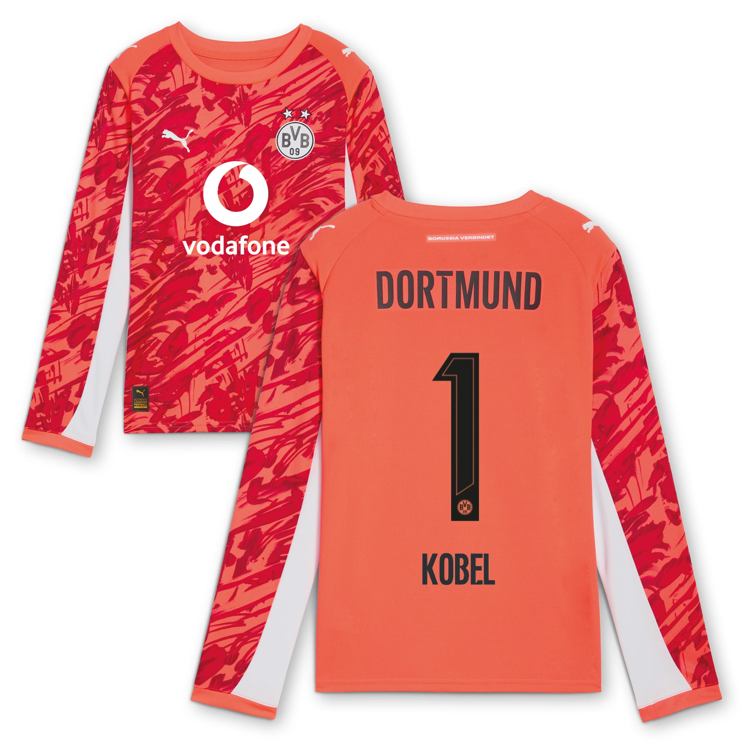 BVB Torwarttrikot Kinder rot Kobel Saison 2025/26