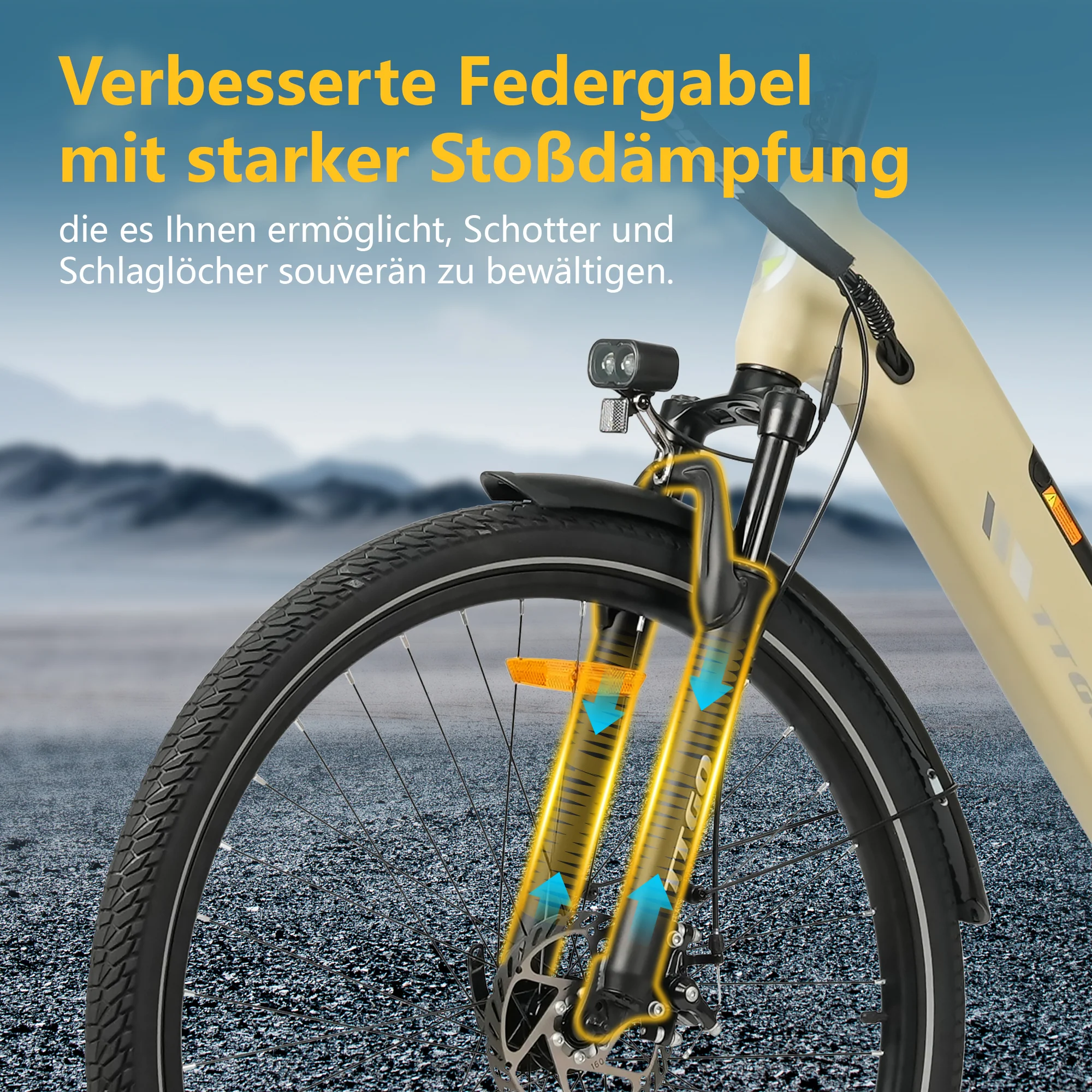 C3SE 28 Zoll 250W Motor 52Nm 120km Reichweite Elektrofahrrad 18Ah 80-120 km ebike - Image 13