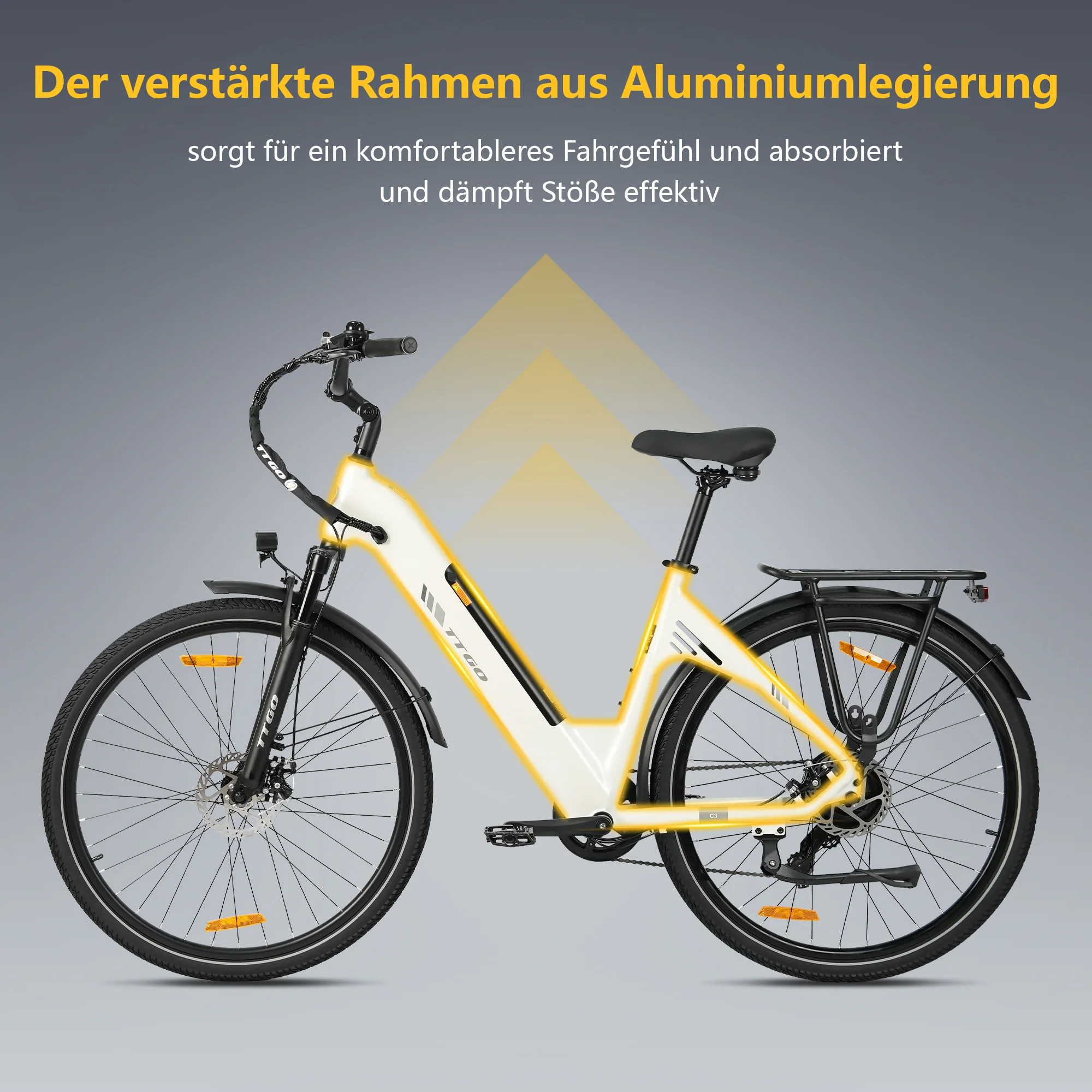 C3SE 28 Zoll 250W Motor 52Nm 120km Reichweite Elektrofahrrad 18Ah 80-120 km ebike - Image 36
