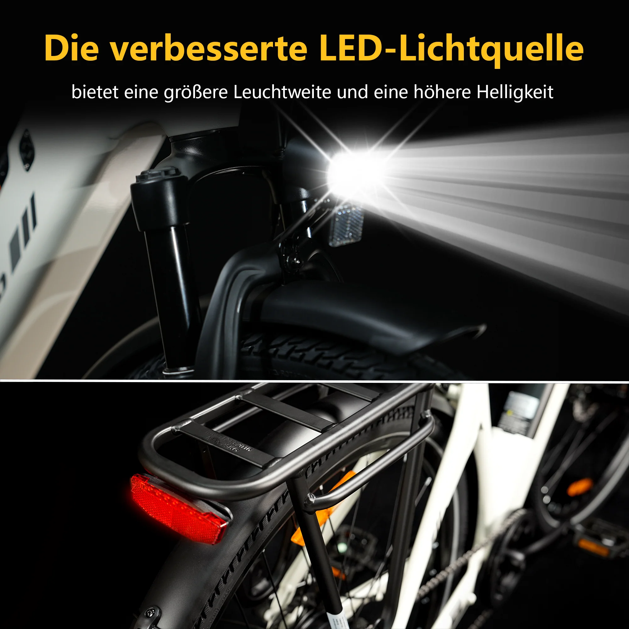 C3SE 28 Zoll 250W Motor 52Nm 120km Reichweite Elektrofahrrad 18Ah 80-120 km ebike - Image 37