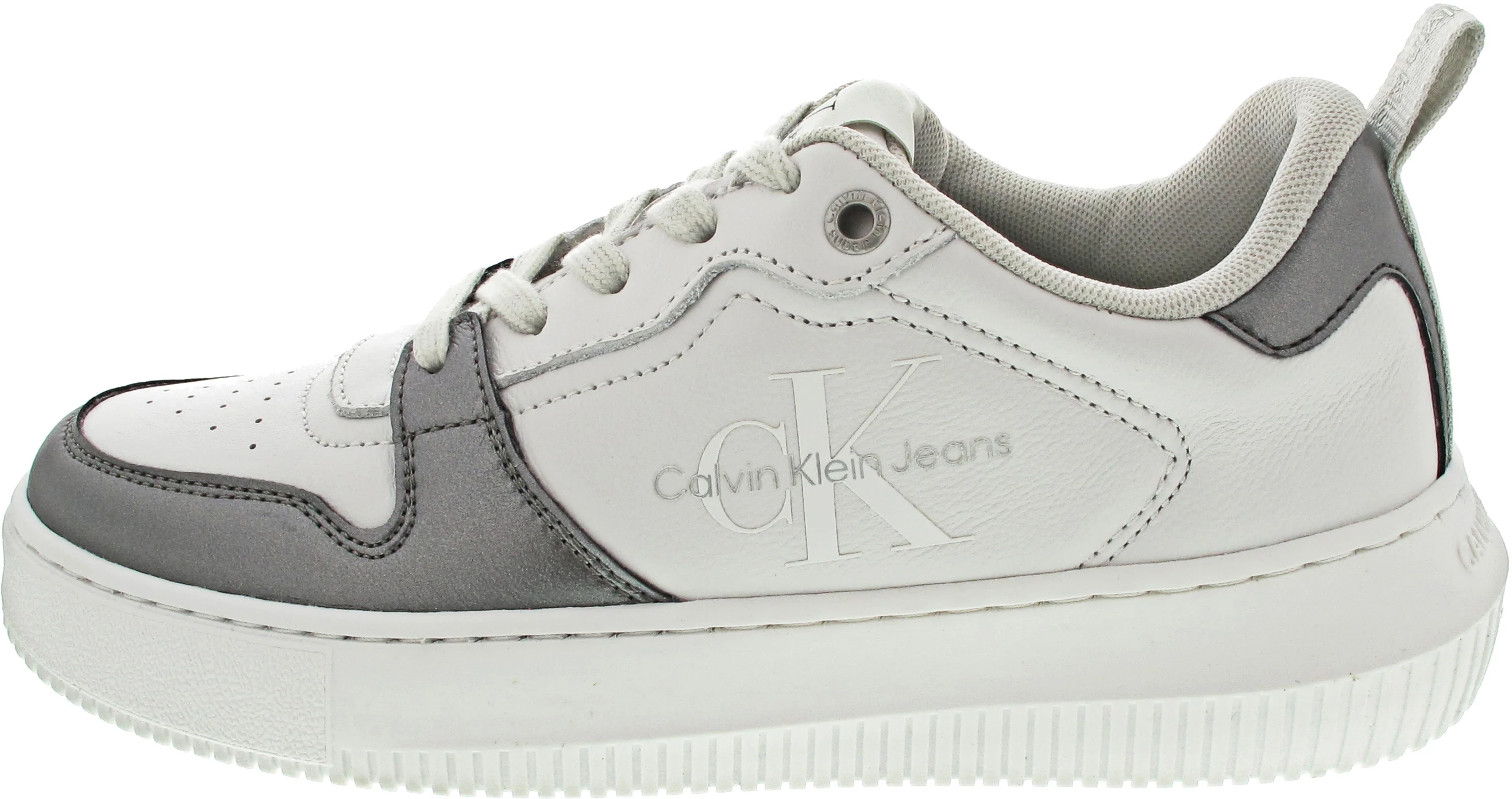 Calvin Klein Chunky Cupsole Laceup Met Sneaker Weiß