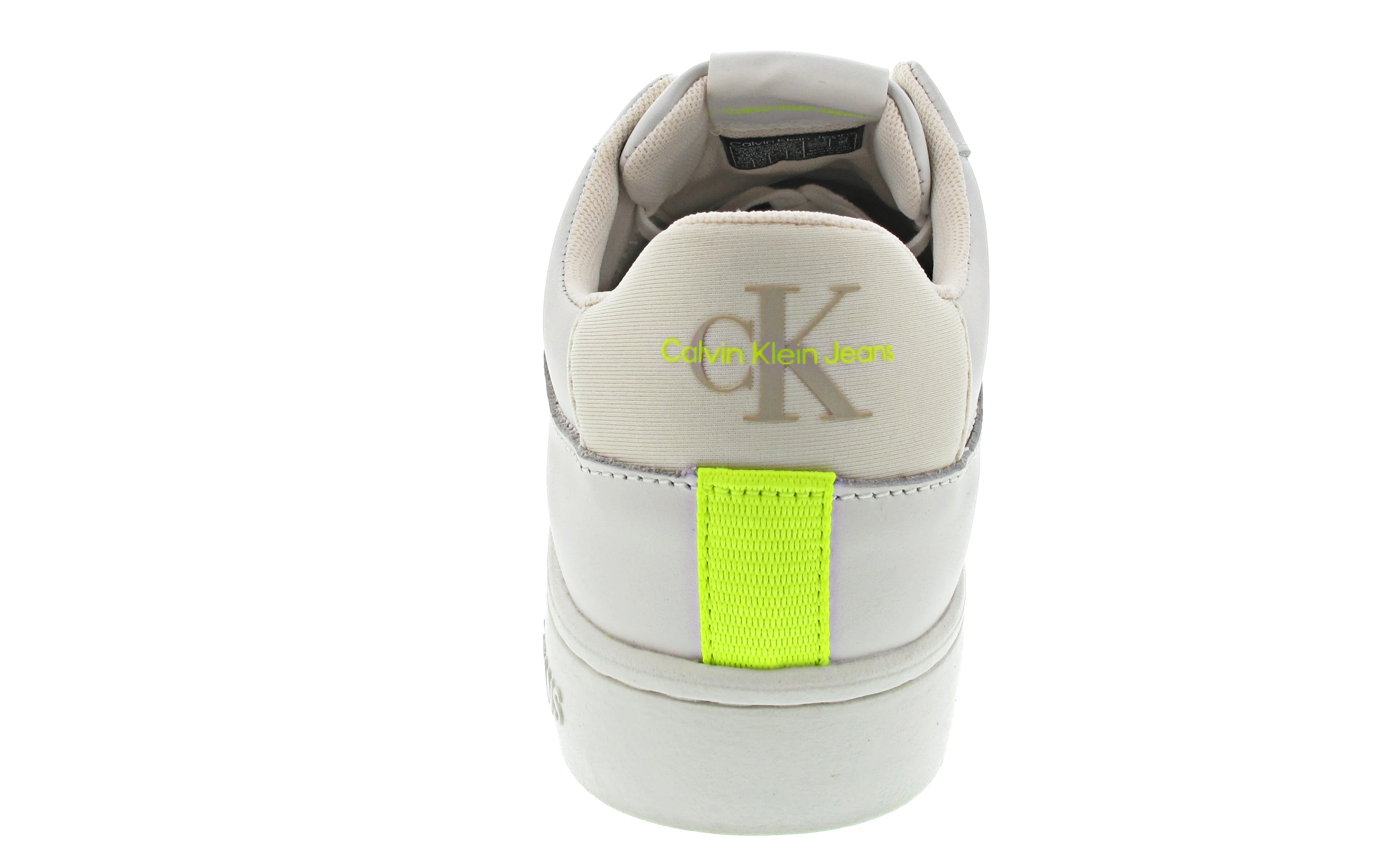 Calvin Klein Classic Cupsole Fluo Sneaker Weiß - Image 17