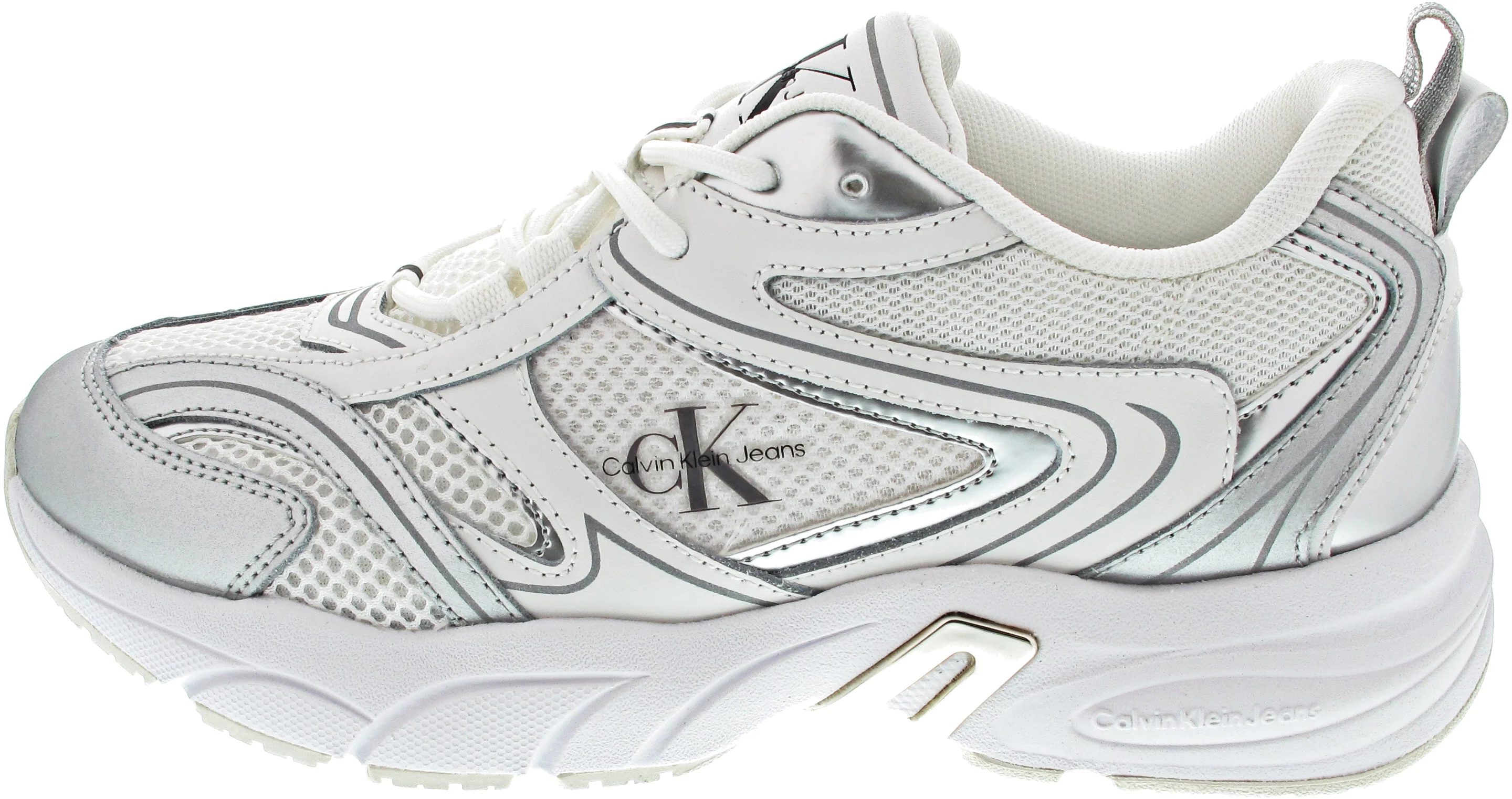 Calvin Klein Retro Tennis Low Lace MH Sneaker low Weiß - Image 3