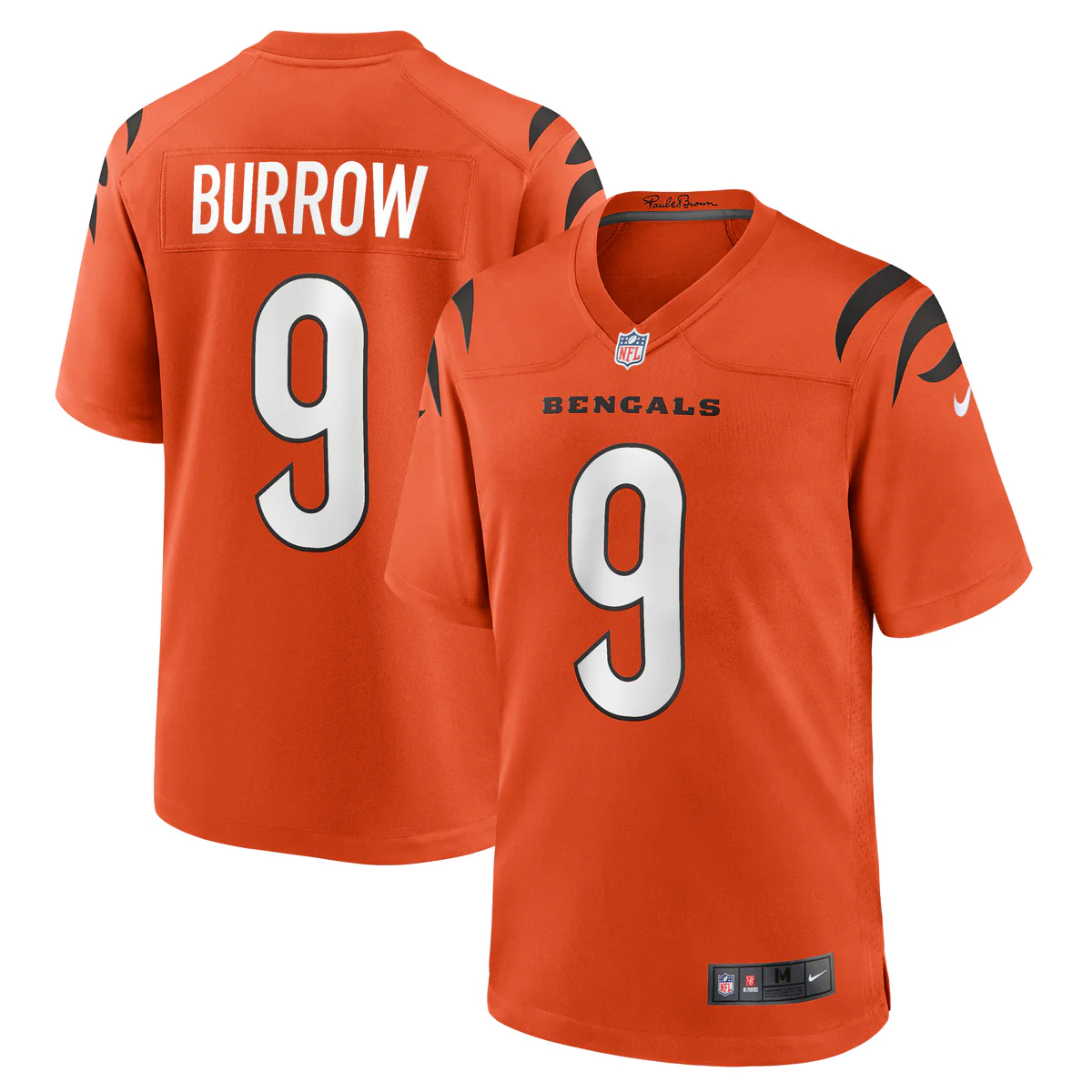 Cincinnati Bengals Nike NFL Alternate Game Jersey Burrow 9 - Image 2
