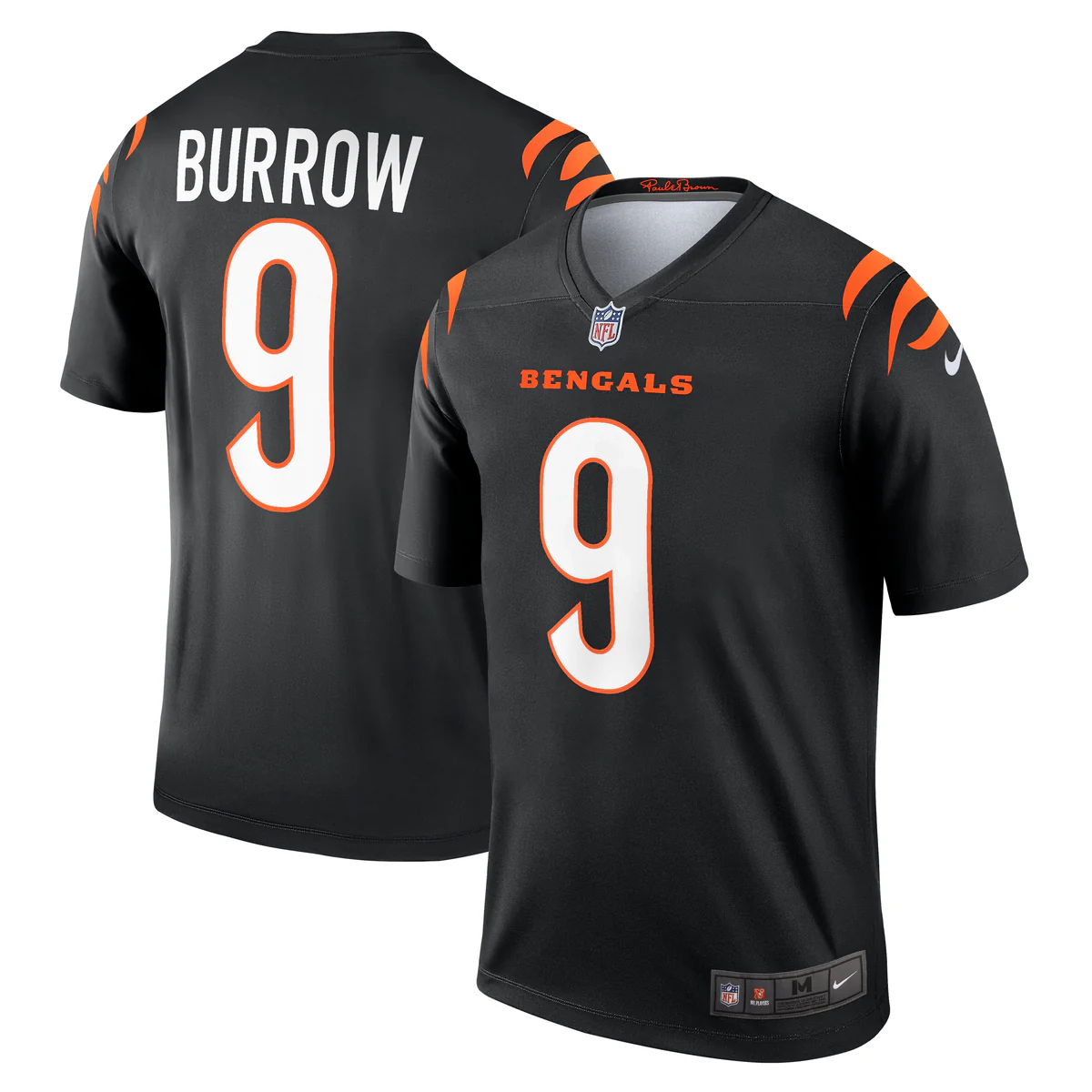 Cincinnati Bengals Nike NFL Legend Jersey Burrow 9 - Image 2