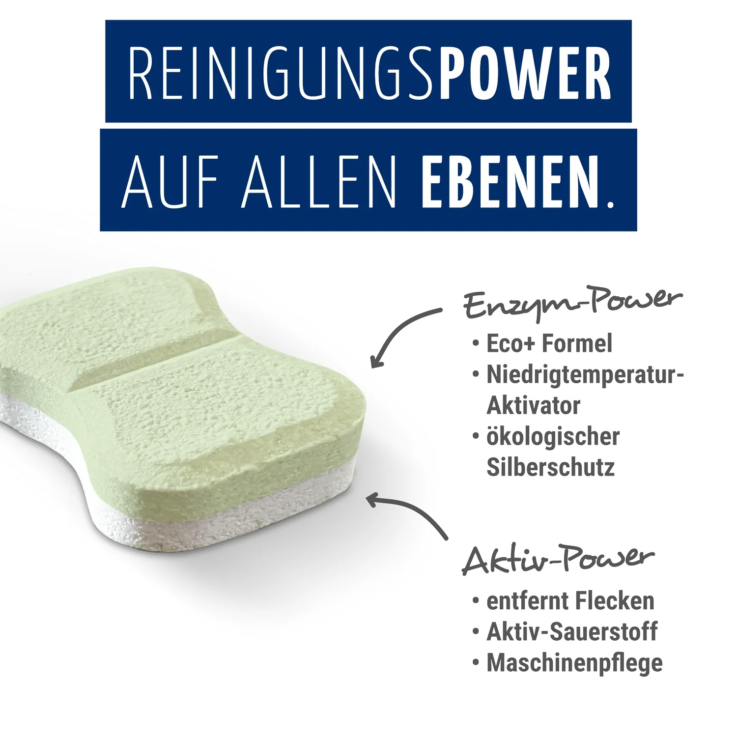 claro Multi Geschirrspül-Tabs - 90 Spülmaschinen-Tabs - phosphatfrei, umweltfreundlich und vegan - Image 7