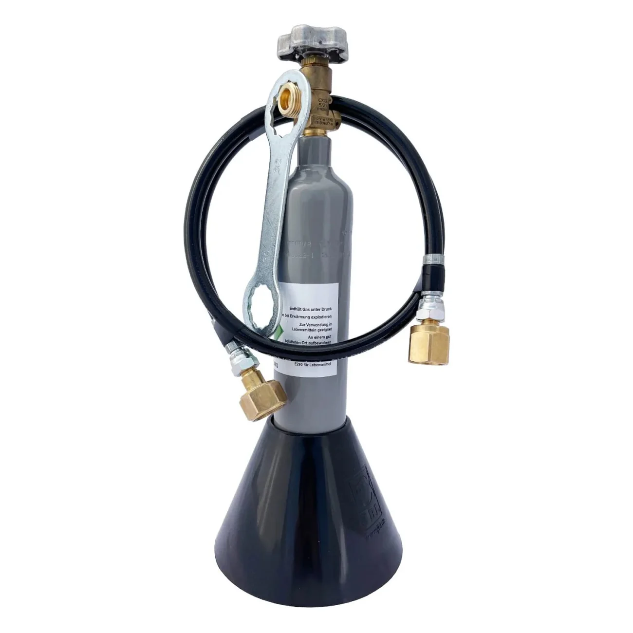 CO2 Komplettset für Sodastream & Wassersprudler – Flasche, Schlauch, Schlüssel - Image 3