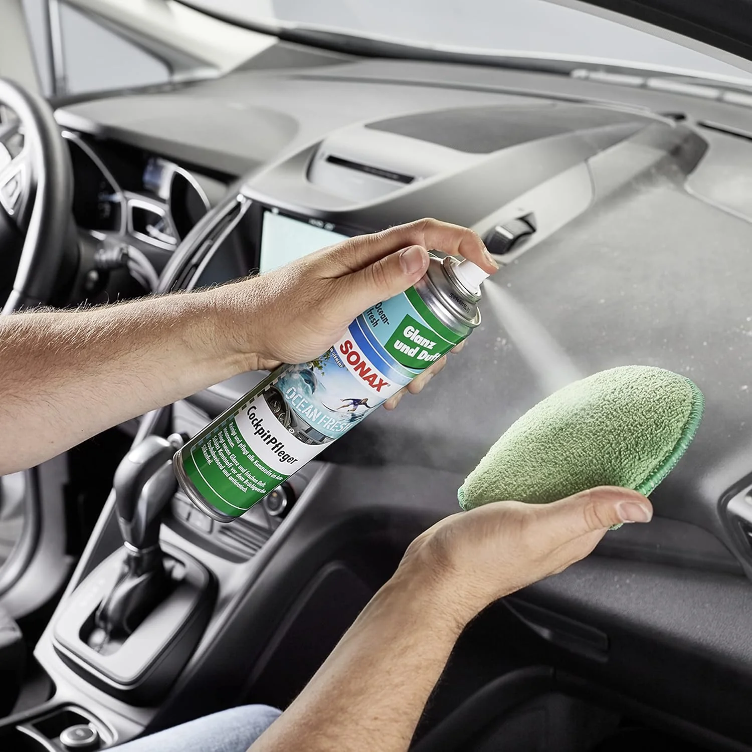 Cockpit Pfleger Glanz + Duft 400ml Ocean Fresh - Image 3