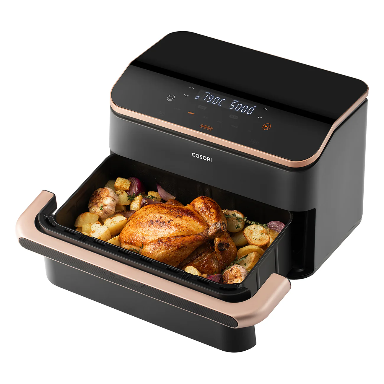 Cosori DualBlaze TwinFry, Heißluftfritteuse, 2 x 5 Liter, Sync-Funktion, schwarz - Image 8