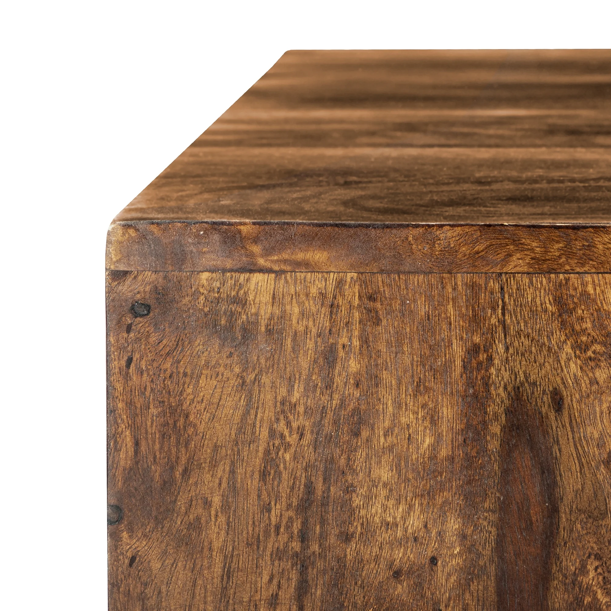 Couchtisch 70x70x40 cm Natur aus massives Sheeshamholz WOMO-Design - Image 3