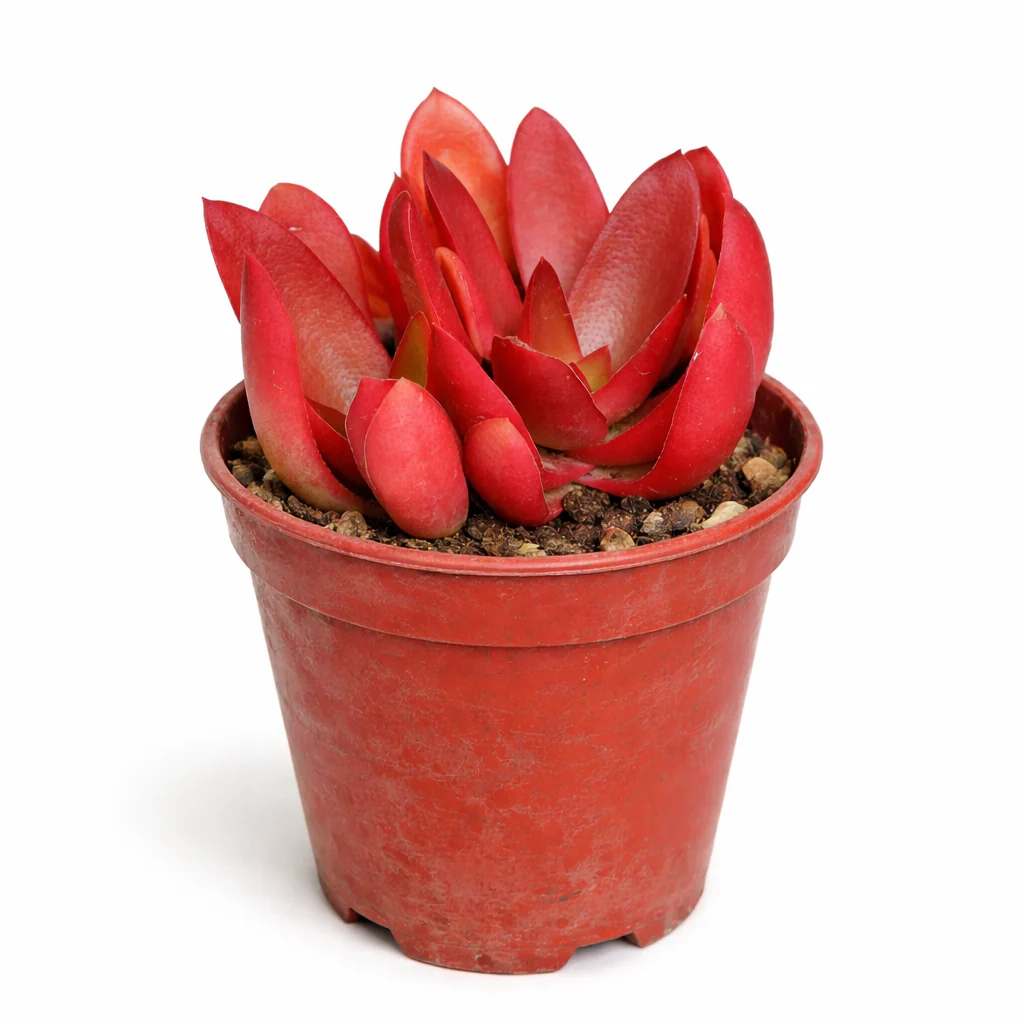 Crassula capitella "Campfire" - brennendes Dickblatt - Rarität - 6,5cm Topf - 15cm hoch - Image 2