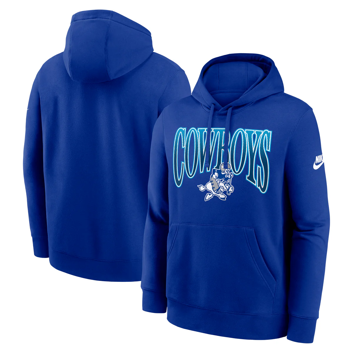 Dallas Cowboys Nike Rewind Club Hoodie NFL - Image 4