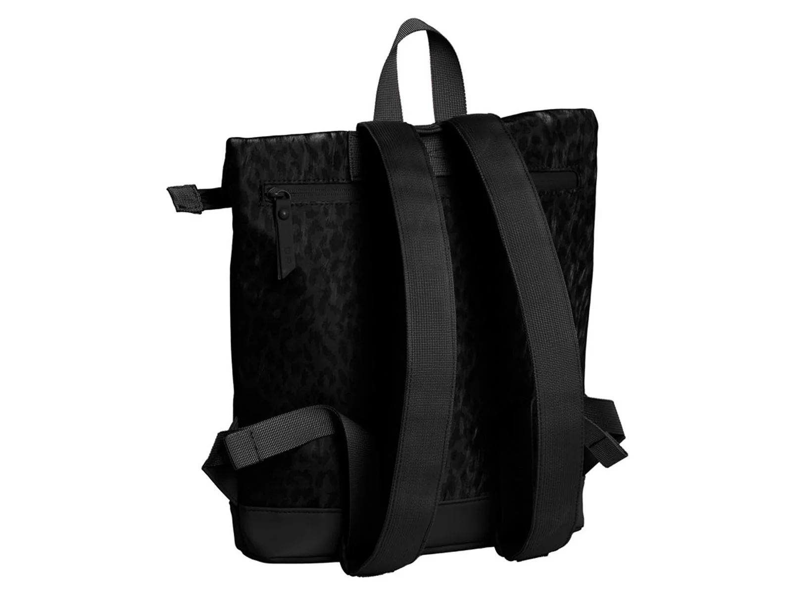 DANIEL RAY DRS25.1686 PU Rubber leopard print backpack S Garies 00 black - Image 2