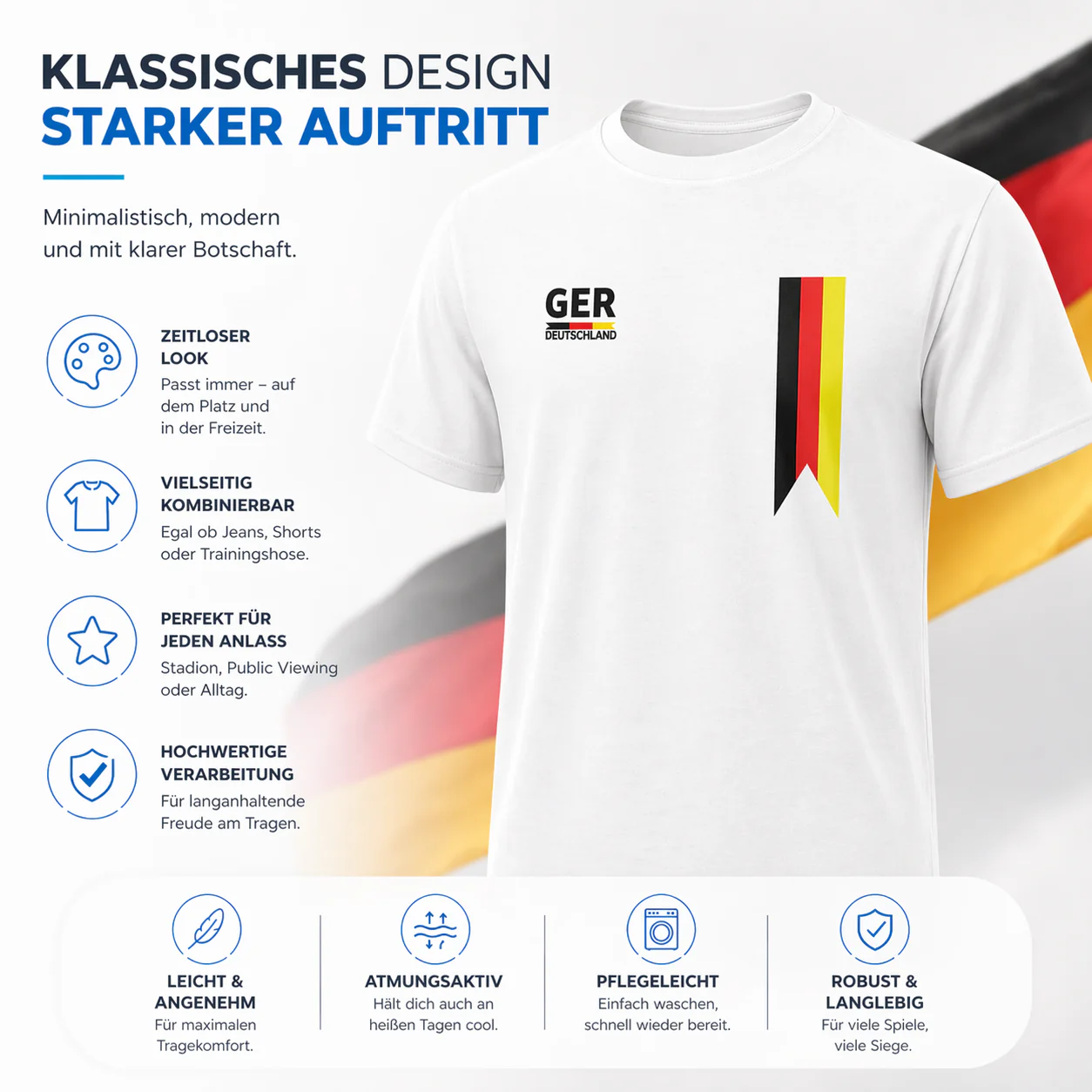 Deutschland T-Shirt WM 2026 – Fußball Weltmeisterschaft 2026 Shirt mit Flagge, WM Fan Shirt - Image 31