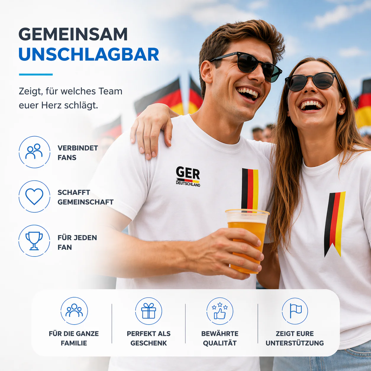 Deutschland T-Shirt WM 2026 – Fußball Weltmeisterschaft 2026 Shirt mit Flagge, WM Fan Shirt - Image 32