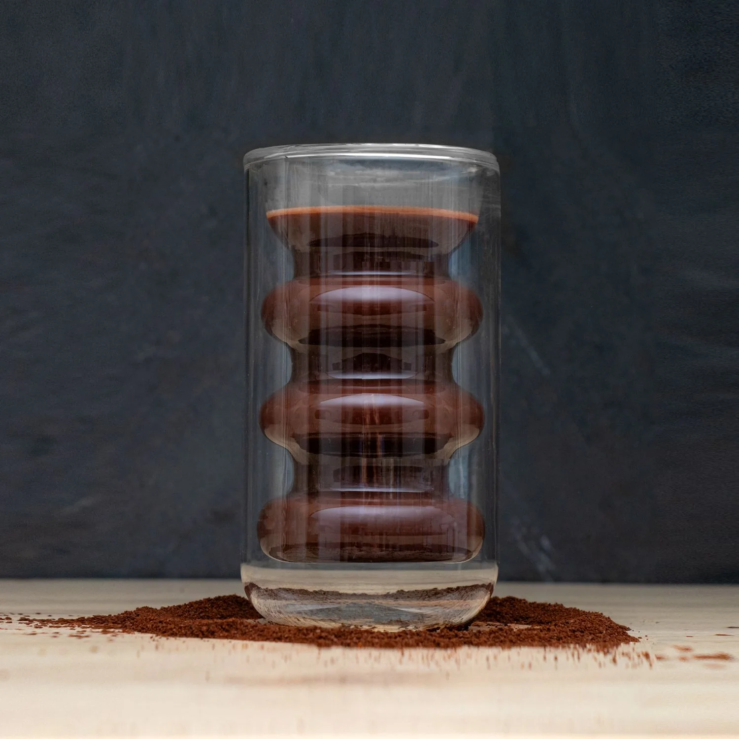 Doppelwandiges Thermo Glas - Rillen Style - 260ml - Teeglas Kaffeeglas Becher - Image 15