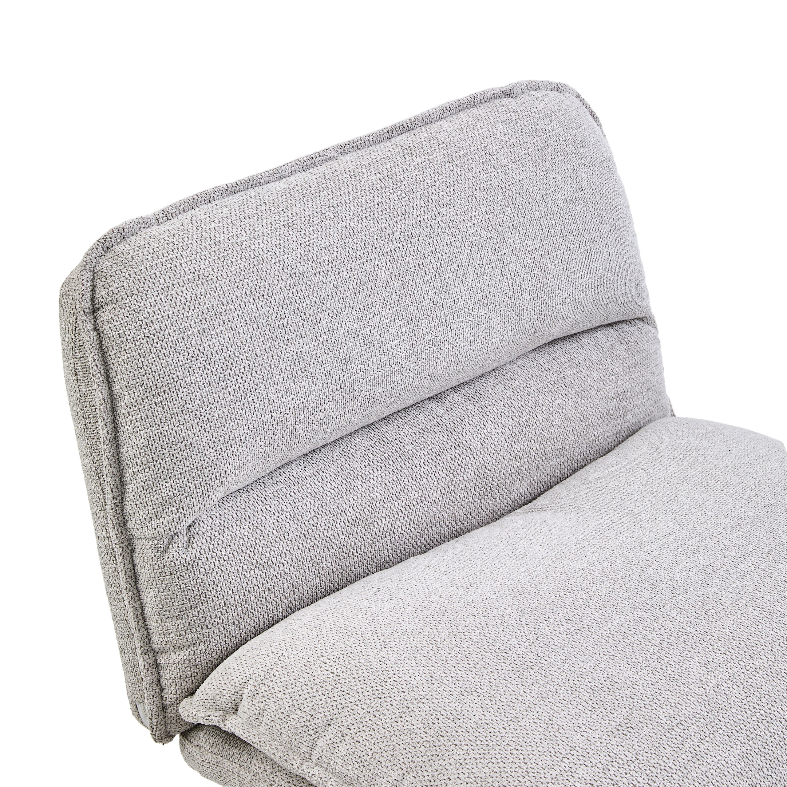 Drehstuhl Schneidersitz / Loungesessel Criss Cross 20 Stoff hellgrau hjh LIVING - Image 12