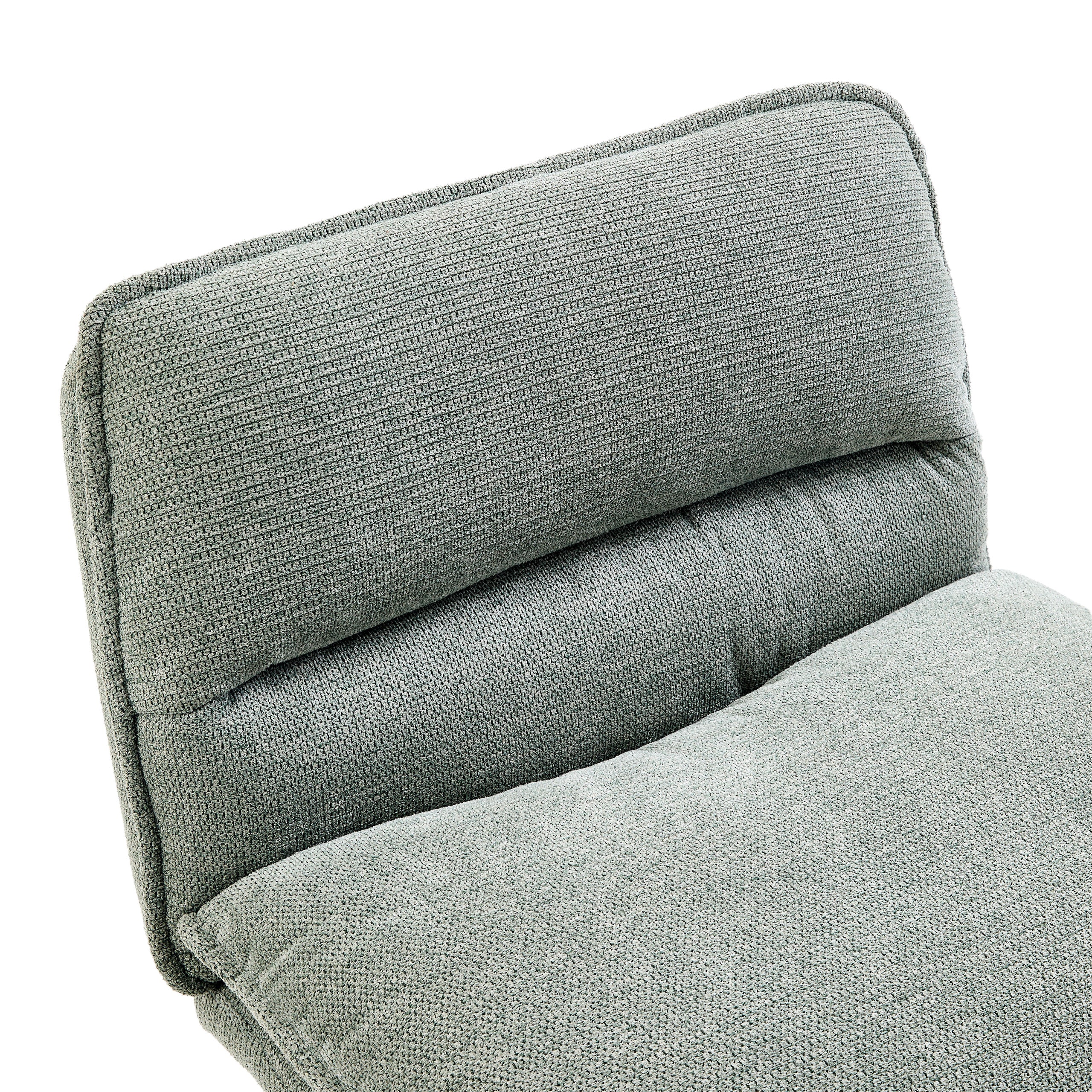 Drehstuhl Schneidersitz / Loungesessel Criss Cross 20 Stoff hellgrau hjh LIVING - Image 23