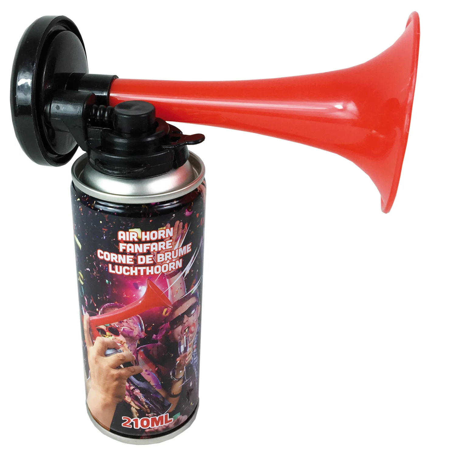 Druckluftfanfare Air Horn für Sport & Warnsignale, 1 Stück