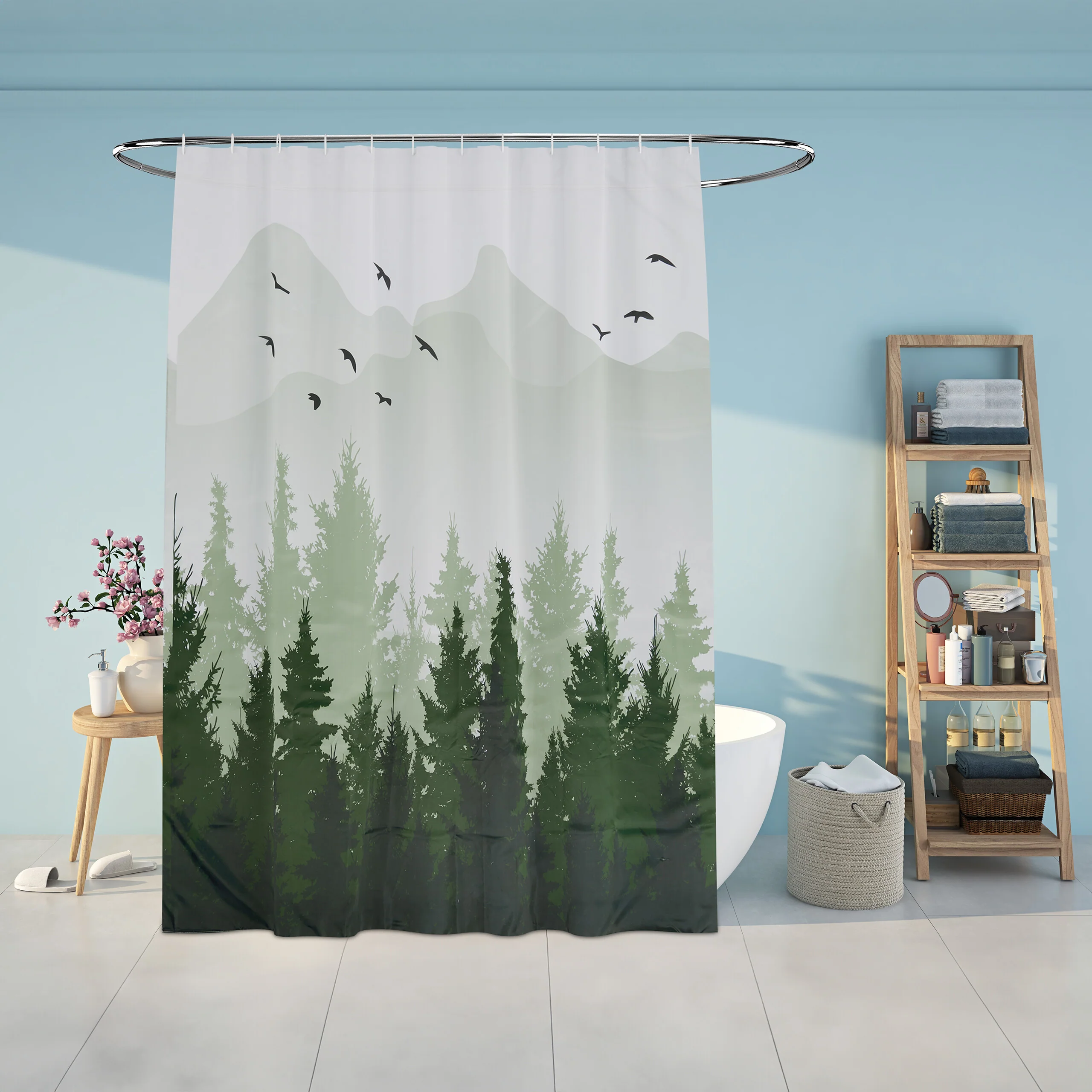 Duschvorhang 180x200 cm mit Motiv - Image 2