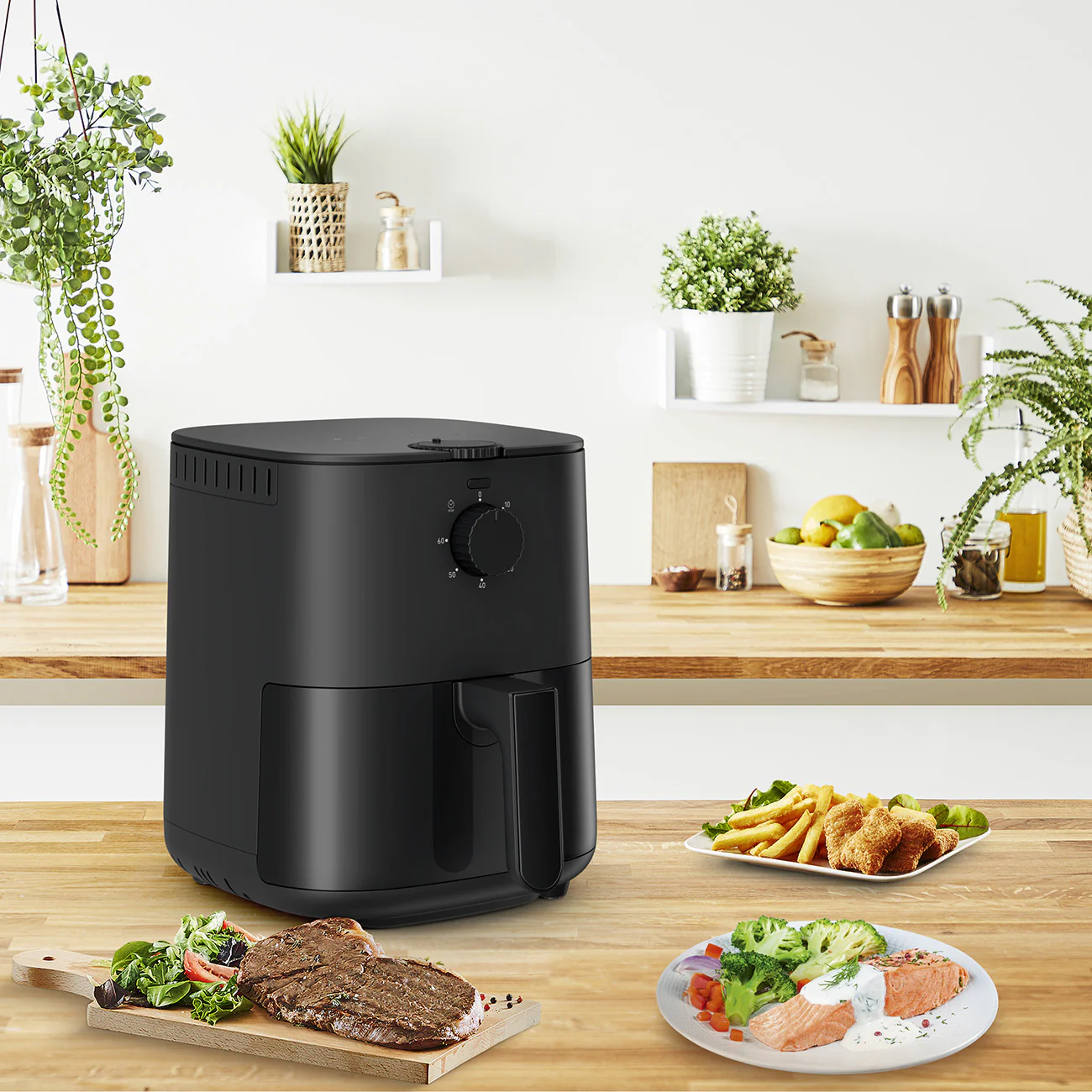 Tefal Easy Fry EY130815 Schwarz Heißluftfritteuse - 1030W, 0.6 L, Timer - Image 5