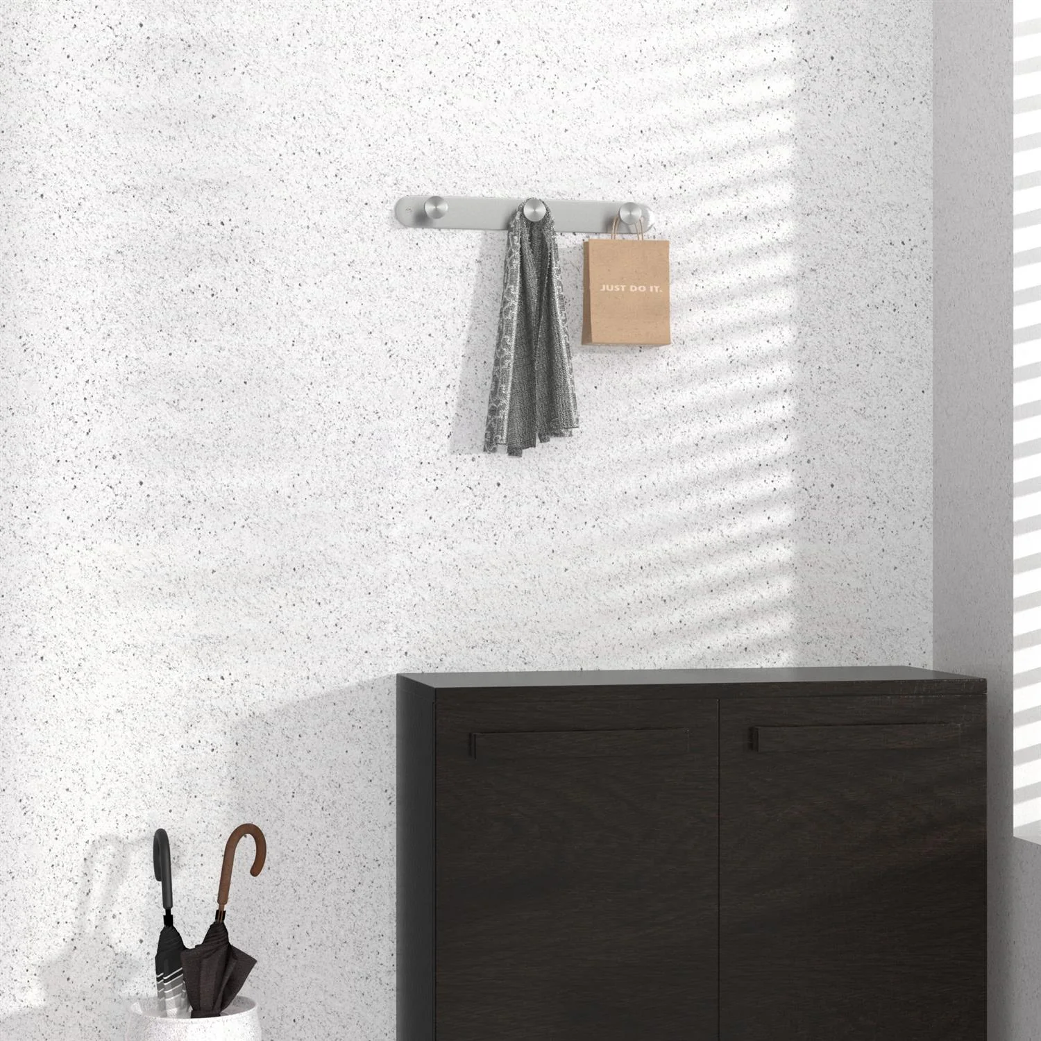Edelstahl Garderobenleiste Modell Kleiderhaken Garderobe Hakenleiste - Image 20