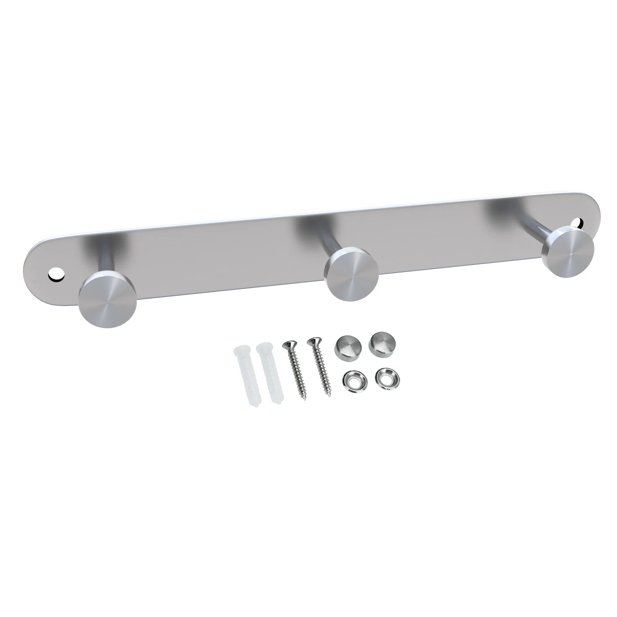 Edelstahl Garderobenleiste Modell Kleiderhaken Garderobe Hakenleiste - Image 3