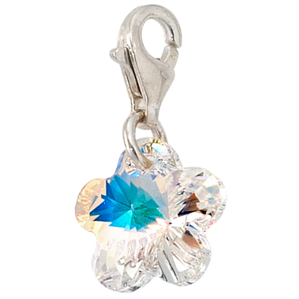 Einhänger Charm Blume 925 Sterling Silber - Image 2
