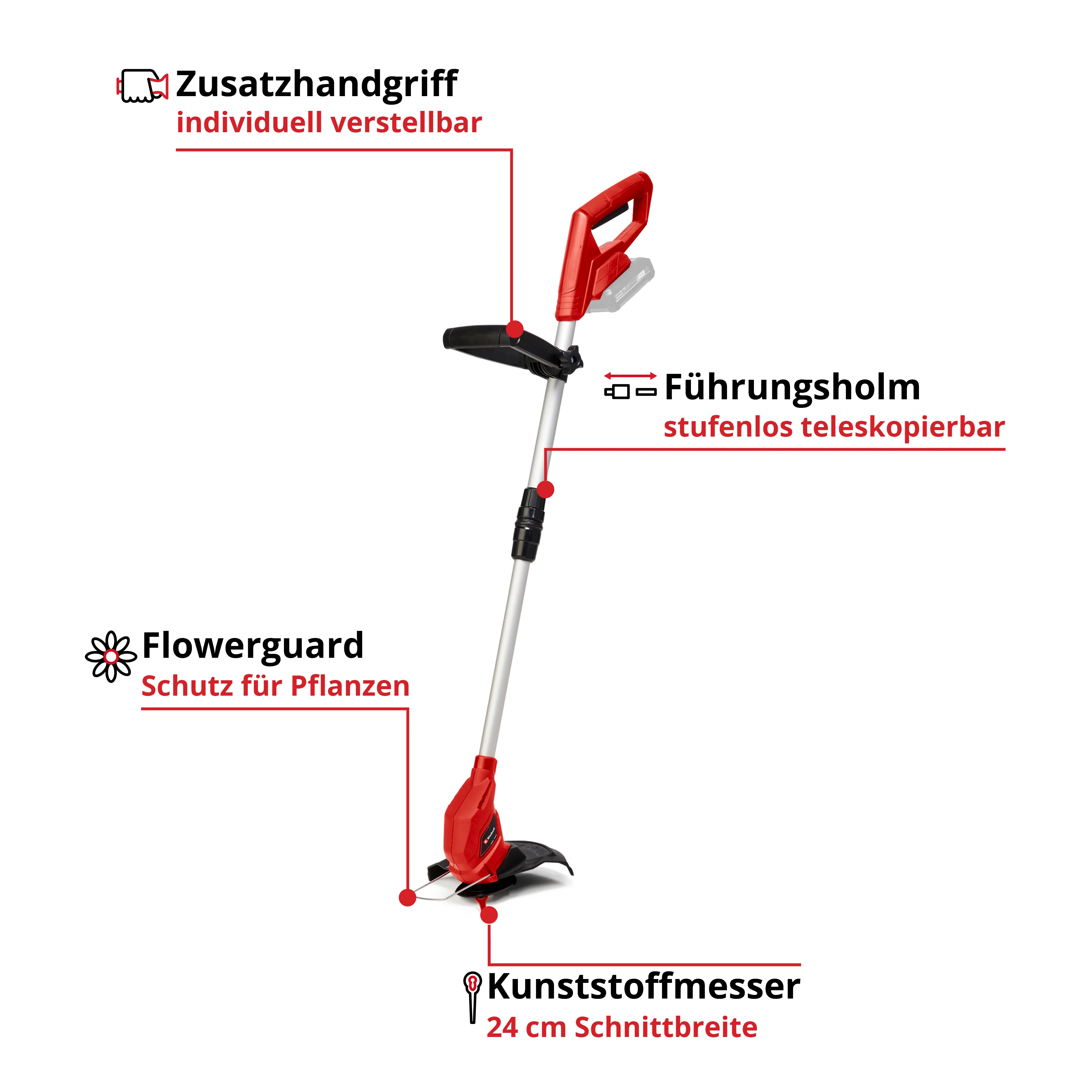 Einhell Akku-Rasentrimmer GC-CT 18/24 Li-Solo - Image 4