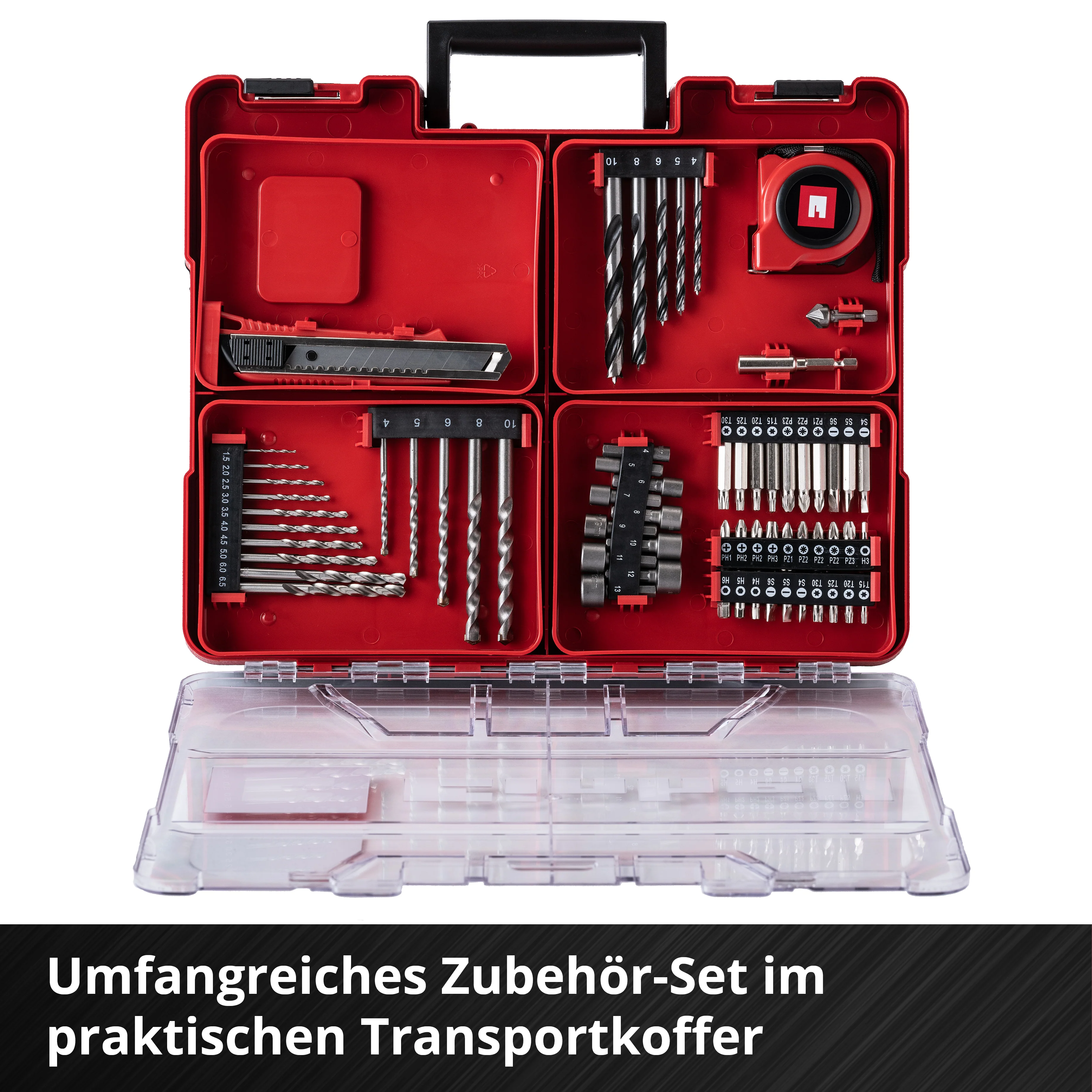 Einhell Akku-Schlagbohrschrauber-Set TE-CD 18/40 Li-i +64 (2x2,0 Ah) - Image 4