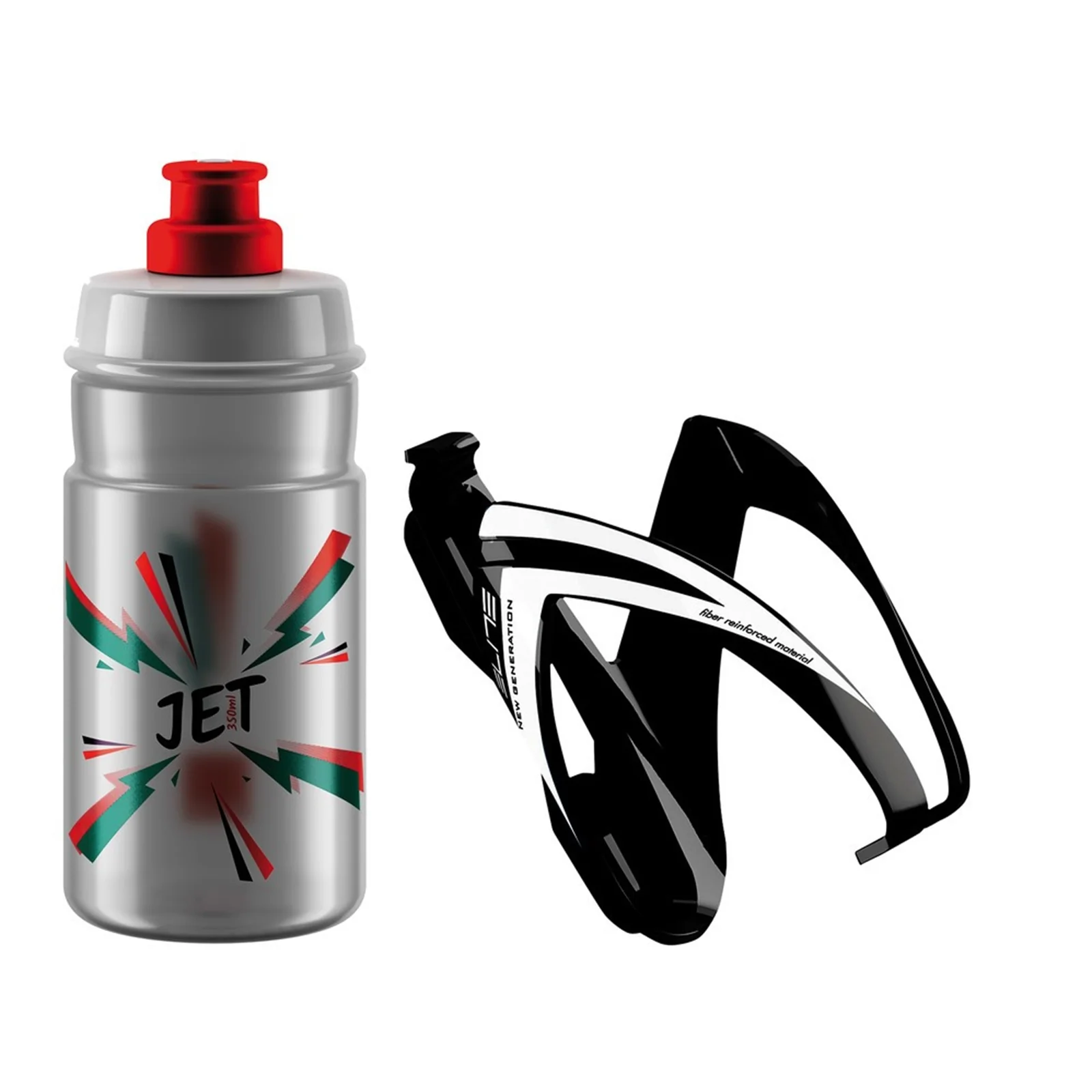 Elite Trinkflasche JET + Halter CEO Kit