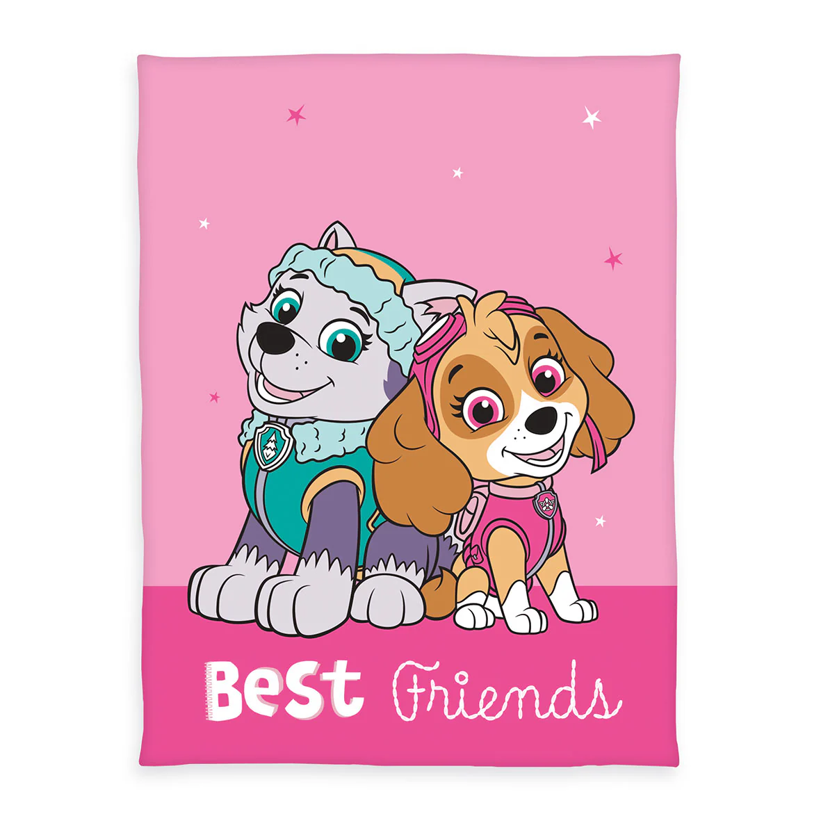 [Entwurf]-Paw Patrol Fleecedecke - Best Friends