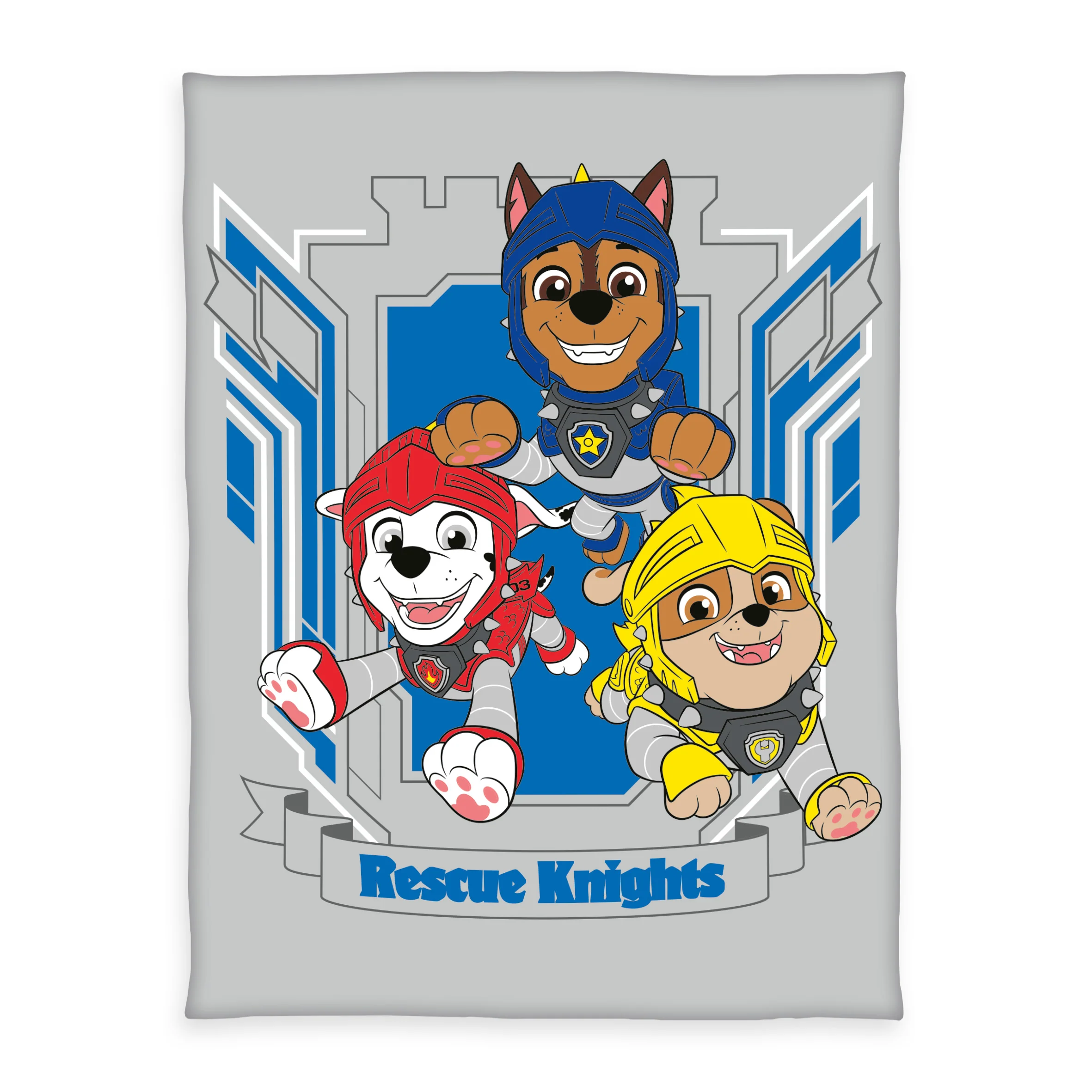 [Entwurf]-Paw Patrol Fleecedecke - Rescue Knights