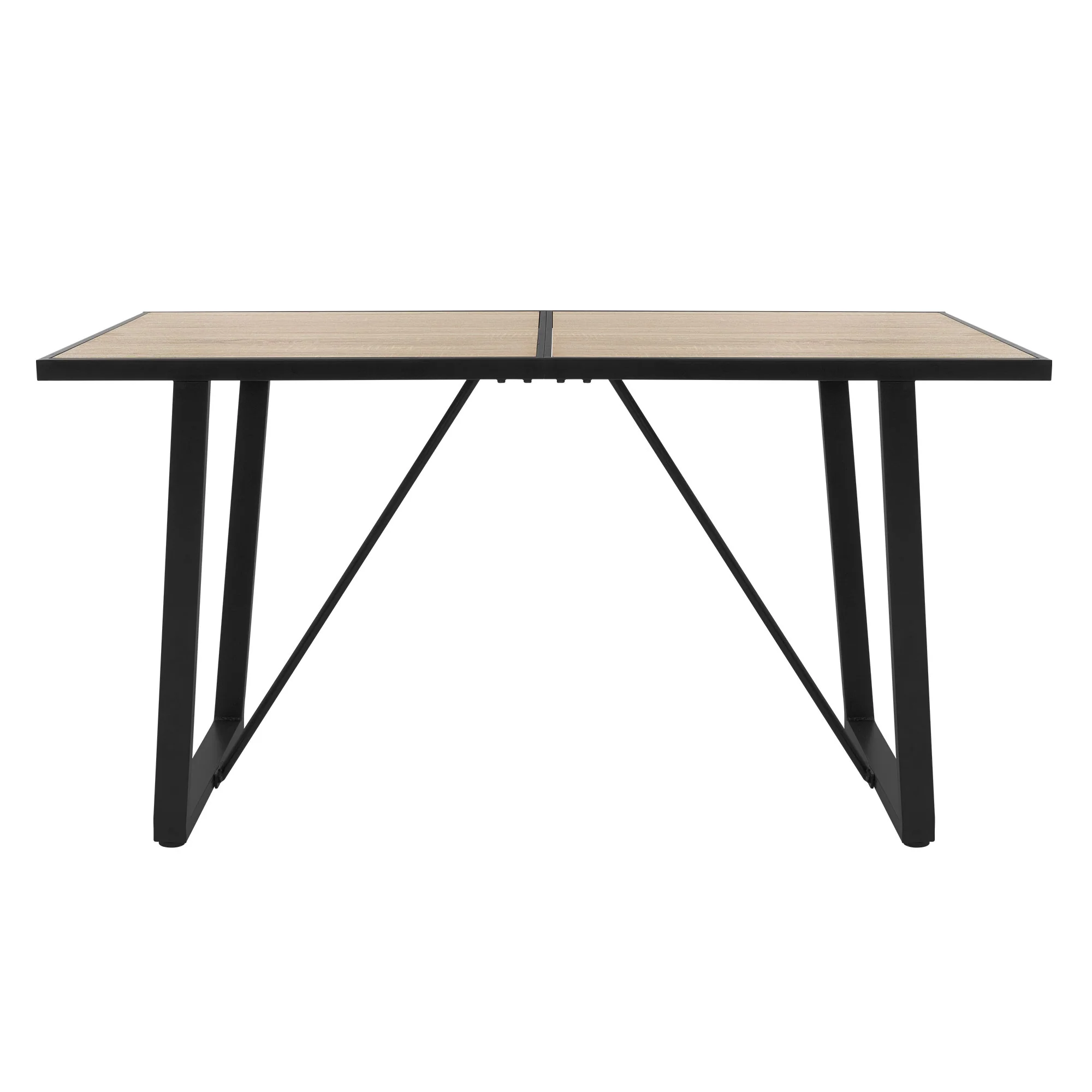 Esstisch 140x70x75 cm, Rechteckiger Esszimmertisch für 6 Personen, Industrieller - Image 3