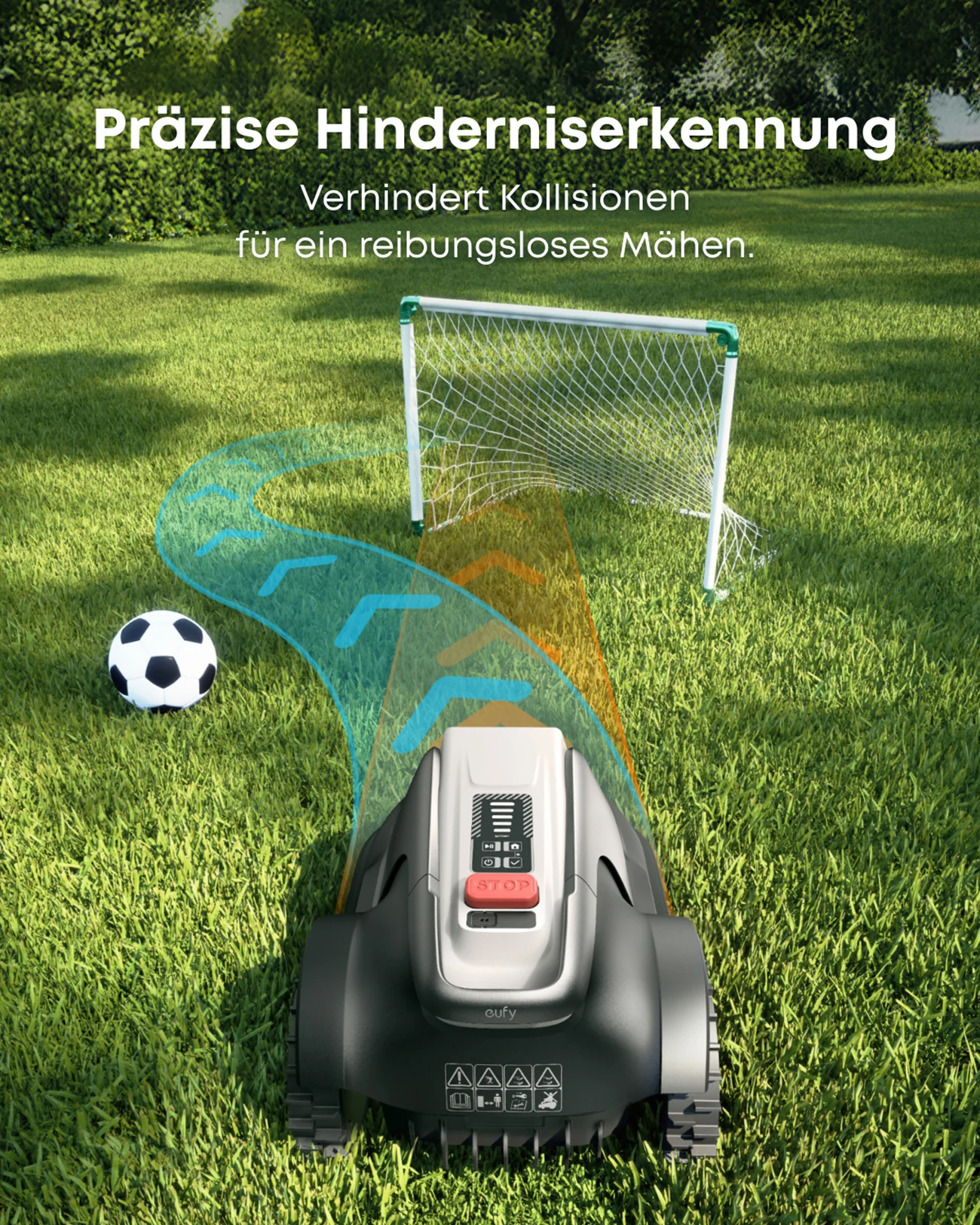 Eufy E18, Robotik-Rasenmäher, Einfach Kartierung, Hindernisvermeidung, Wifi, BT - Image 6